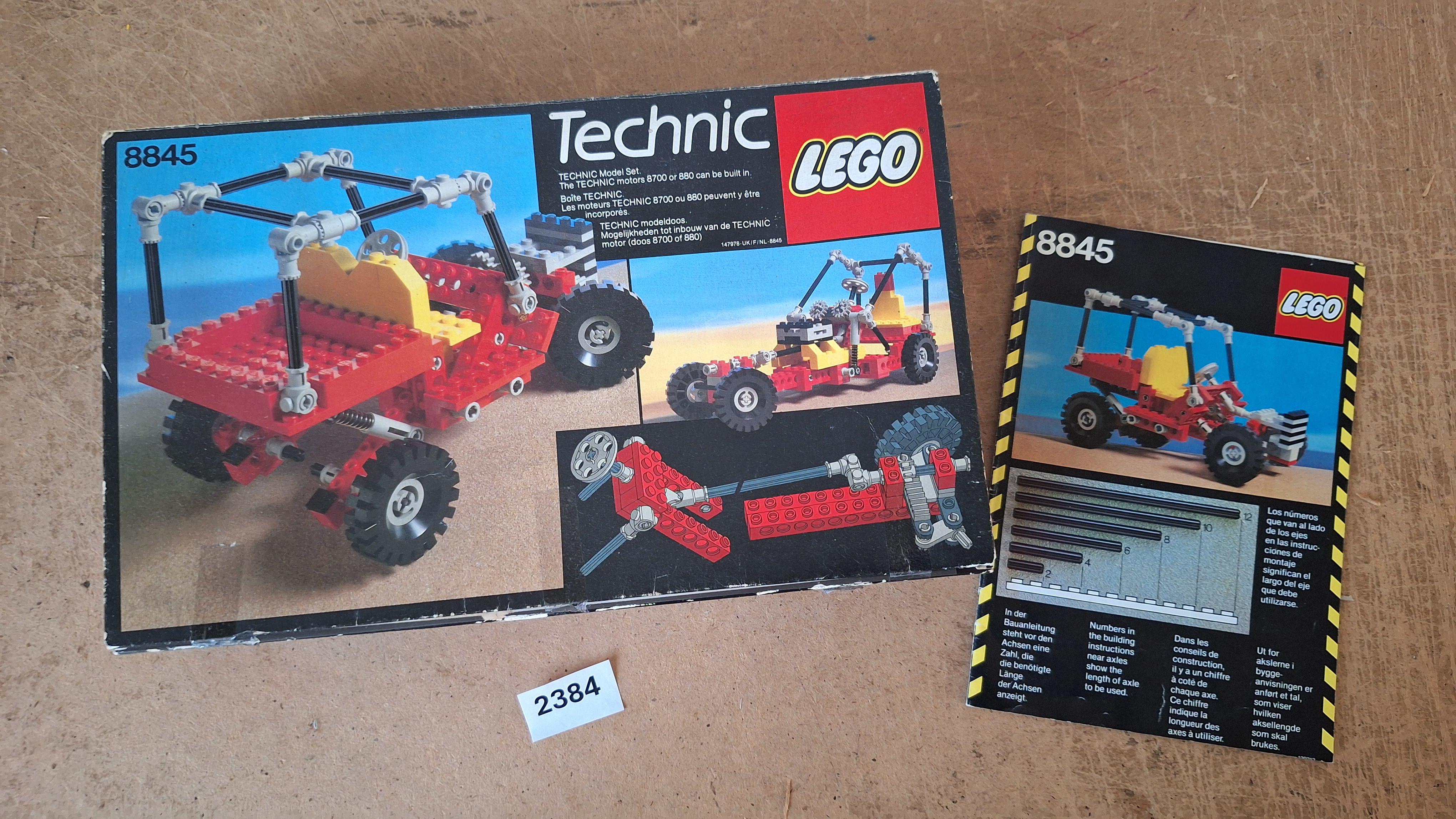 Lego Technic 8845, Terreinwagen met bouwinstructie niet gecontroleerd op volledigheid – kavel bij Goeiendeal