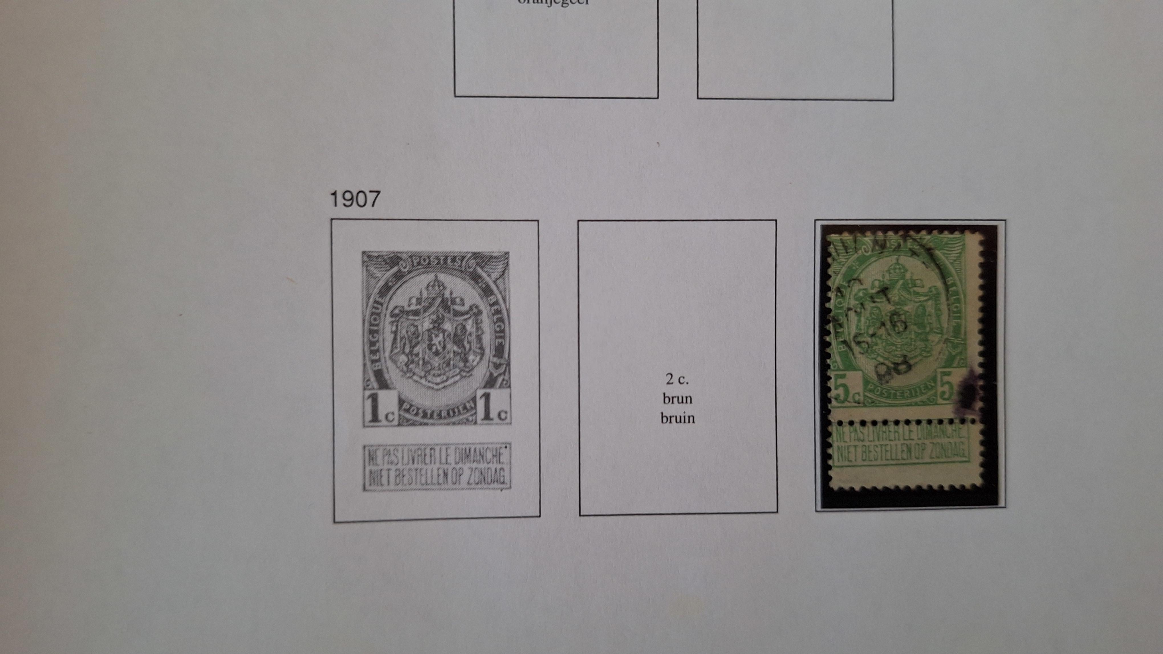 Belgische postzegels, Diverse historische postzegels op 4 albumbladen – foto 6 – kavel bij Goeiendeal