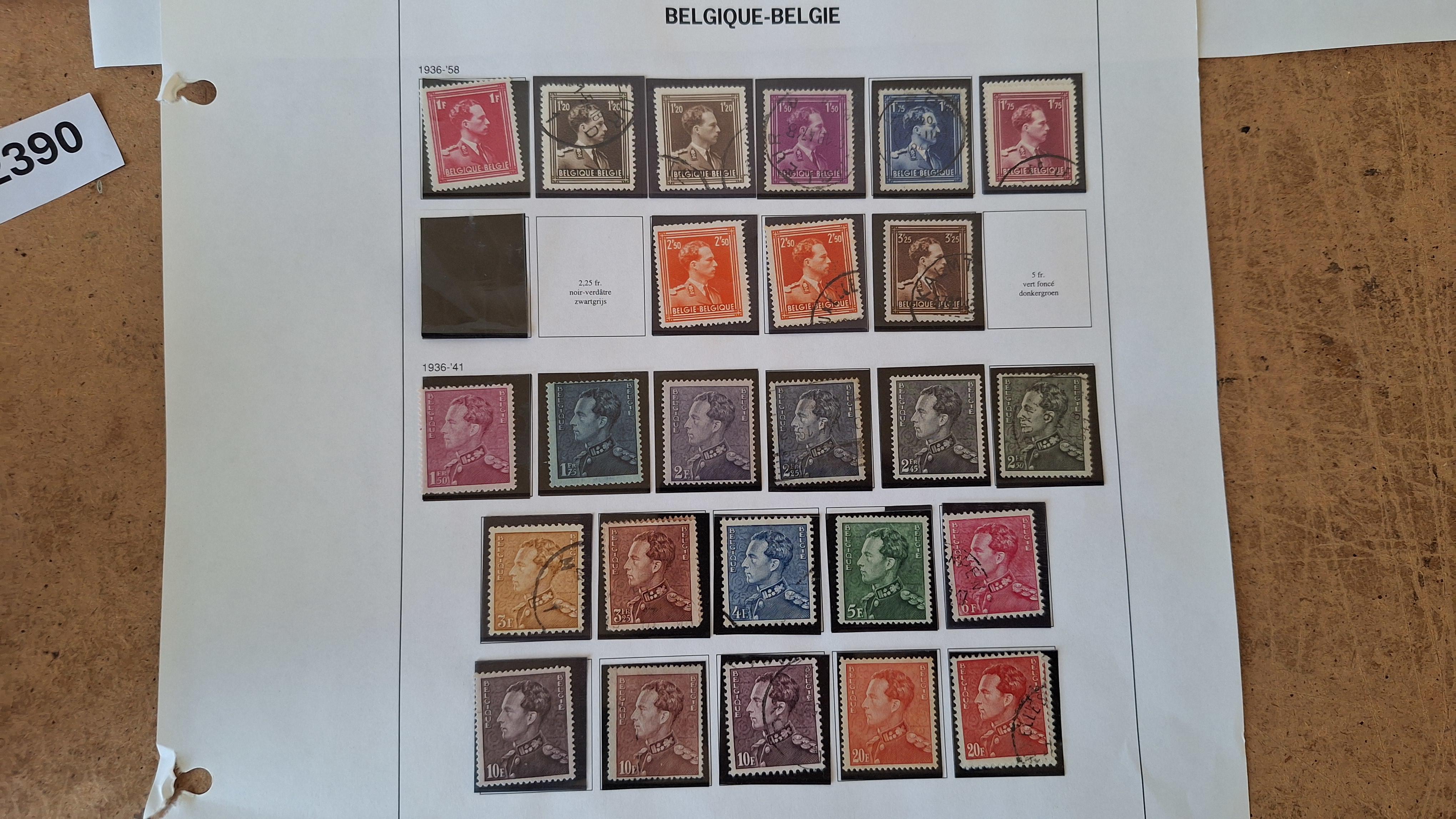 Belgische postzegels, Diverse historische postzegels op 4 albumbladen – foto 5 – kavel bij Goeiendeal