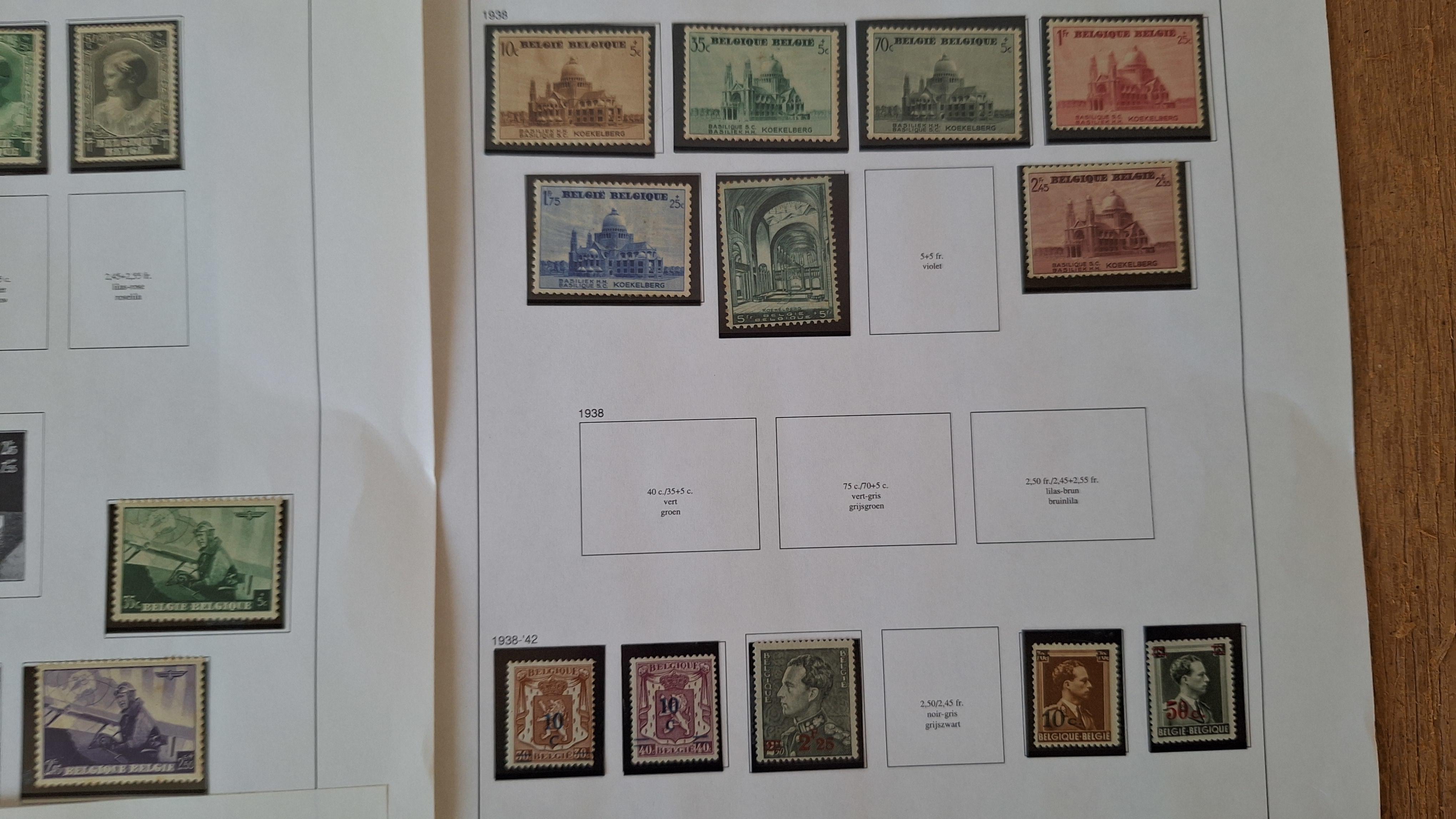 Belgische postzegels, Diverse historische postzegels op 4 albumbladen – foto 4 – kavel bij Goeiendeal