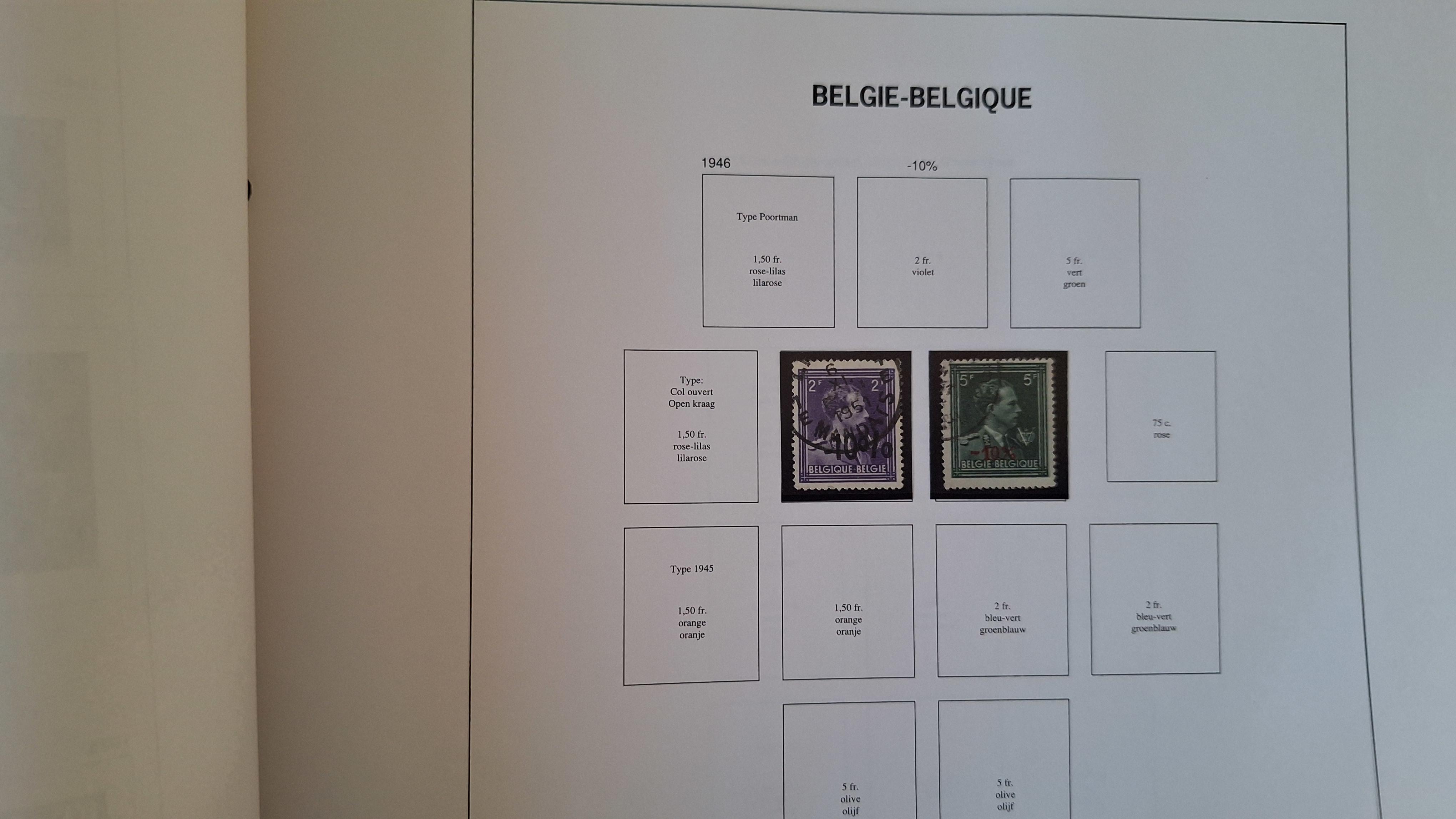 Postzegelalbum, België/Belgique Davo Album emt vnl lege bladen,enkele met postzegels – foto 4 – kavel bij Goeiendeal