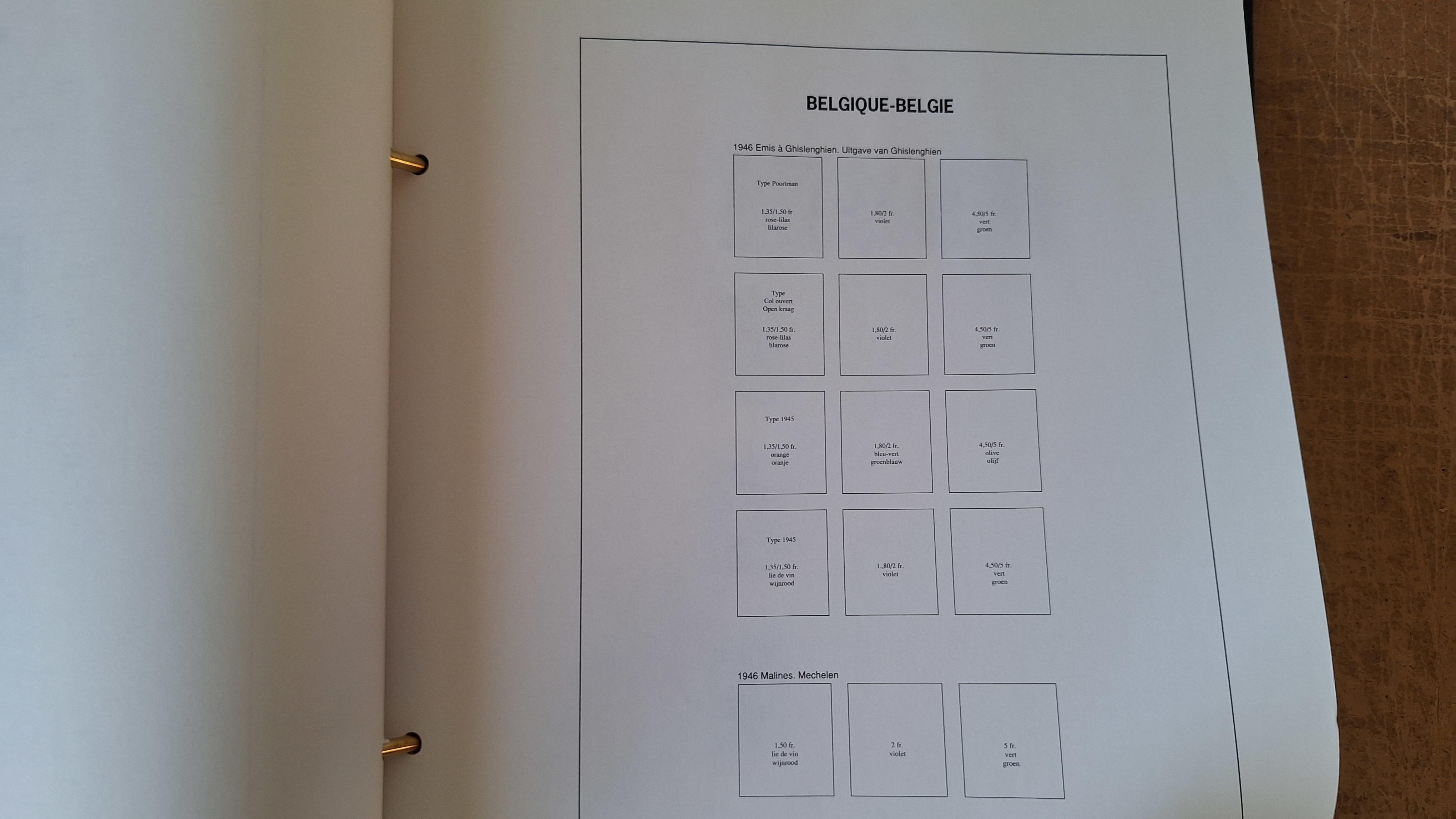 Postzegelalbum, België/Belgique Davo Album emt vnl lege bladen,enkele met postzegels – foto 5 – kavel bij Goeiendeal