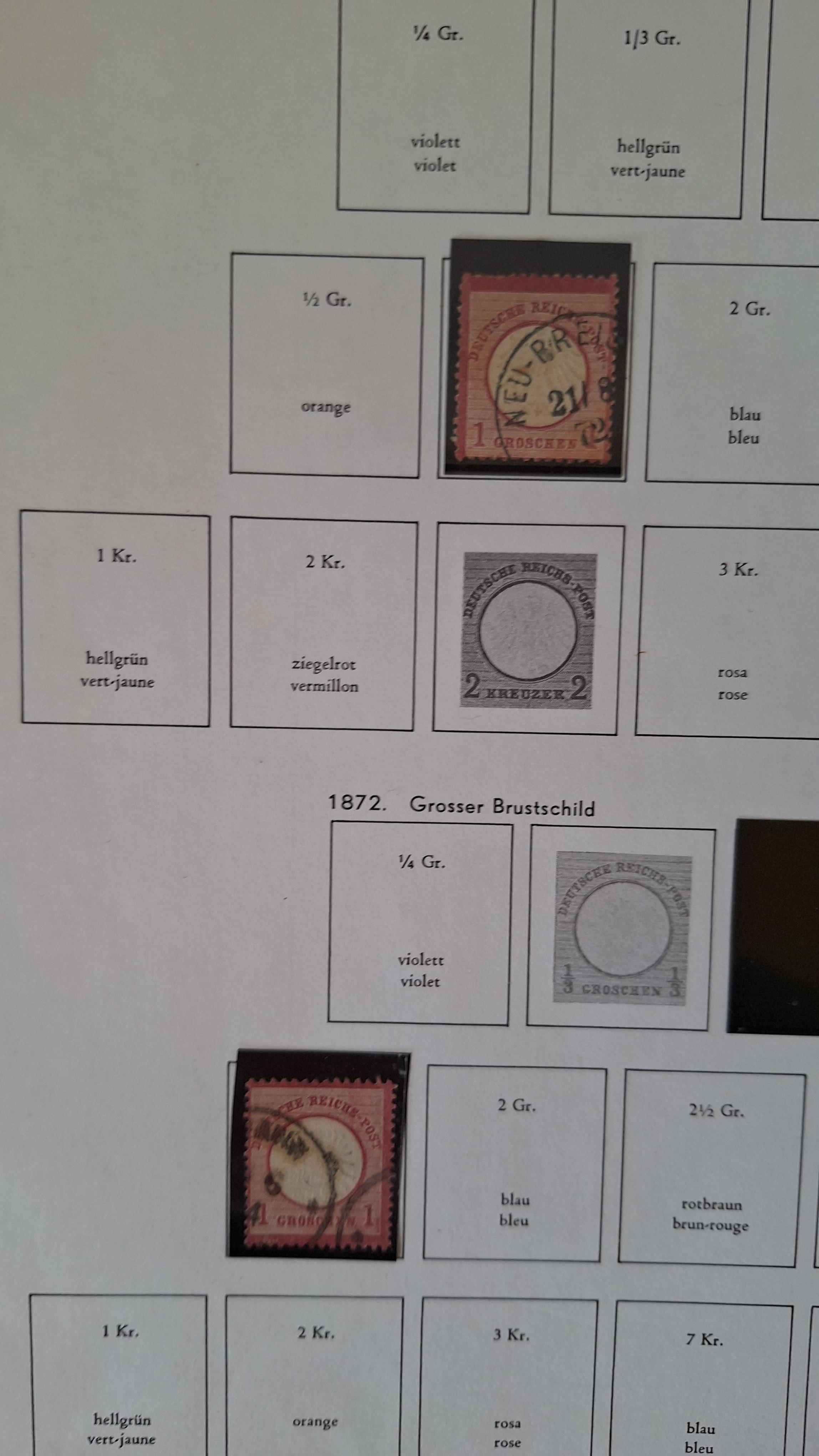 Duitse postzegels, Diverse historische postzegels op 3 albumbladen – foto 2 – kavel bij Goeiendeal