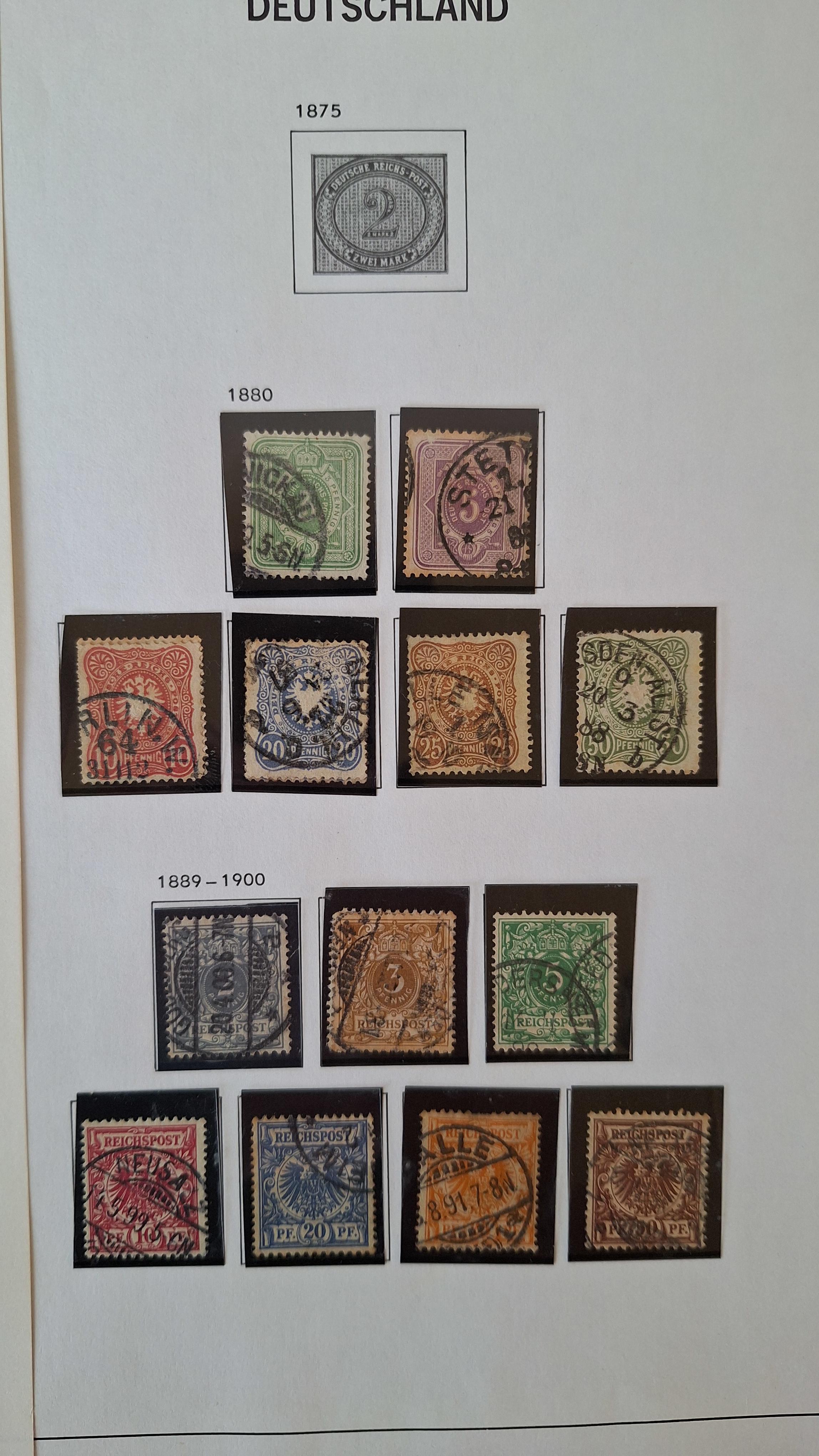 Duitse postzegels, Diverse historische postzegels op 3 albumbladen – foto 4 – kavel bij Goeiendeal