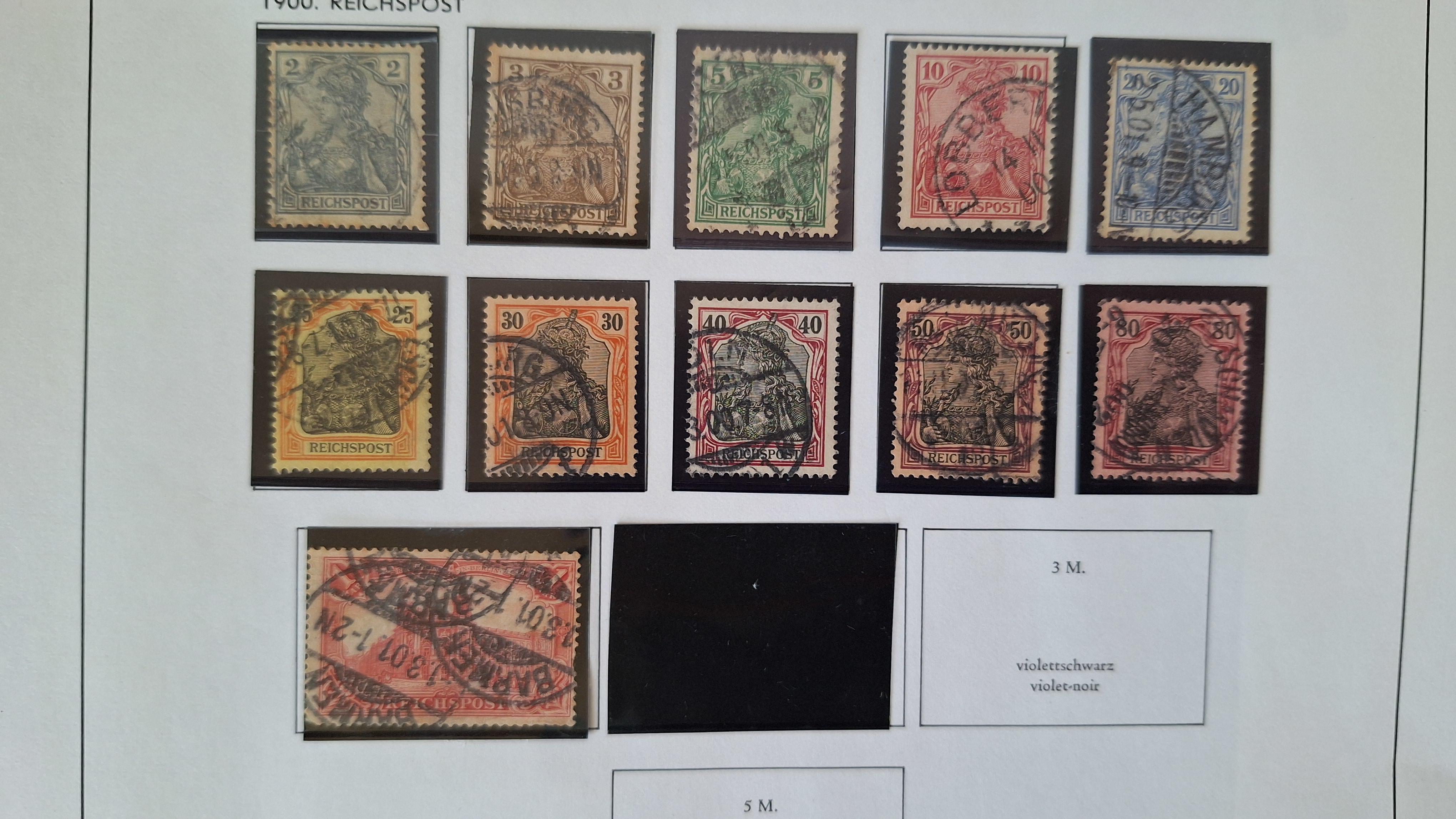 Duitse postzegels, Diverse historische postzegels op 3 albumbladen – foto 2 – kavel bij Goeiendeal
