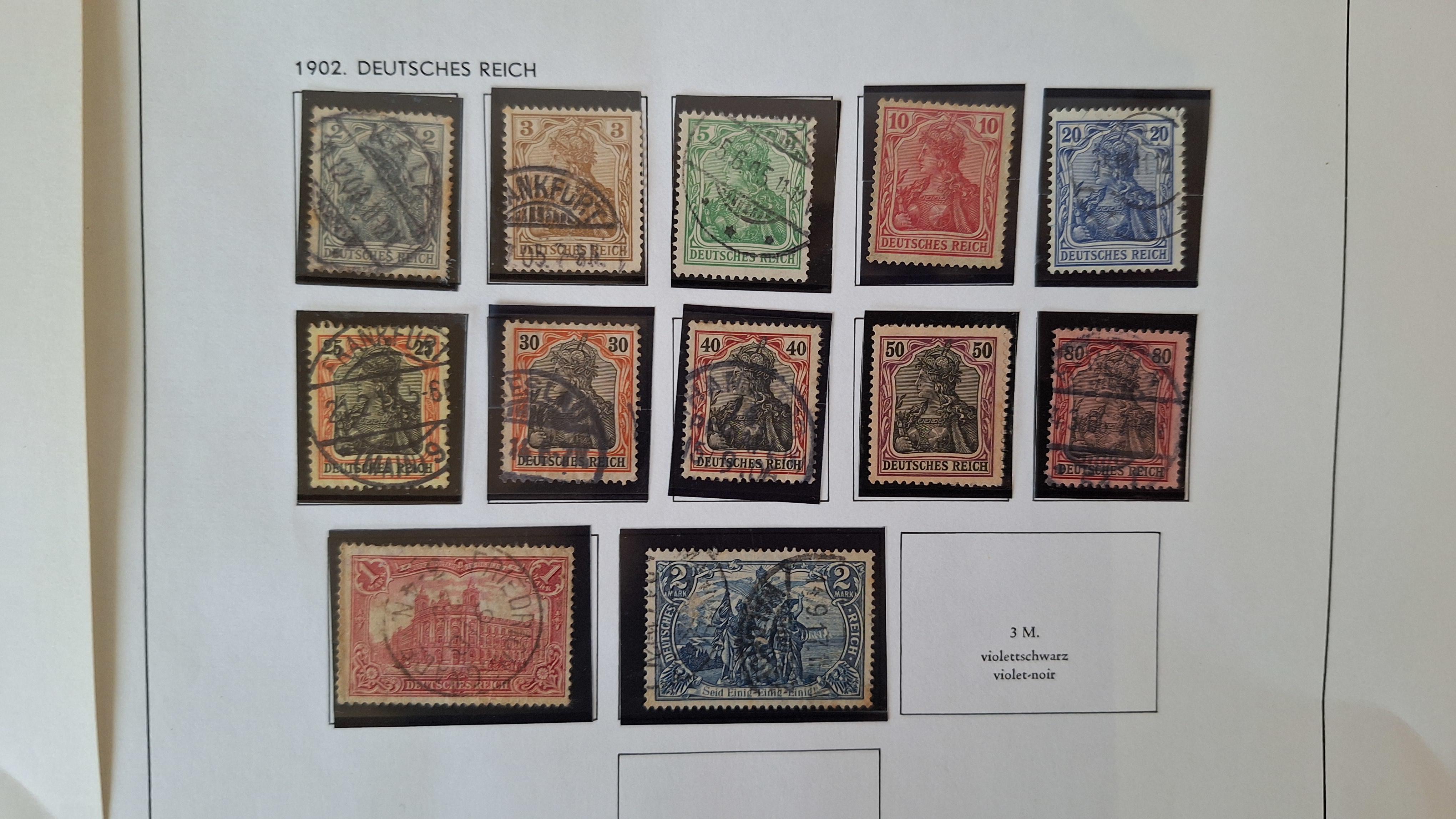 Duitse postzegels, Diverse historische postzegels op 3 albumbladen – foto 3 – kavel bij Goeiendeal