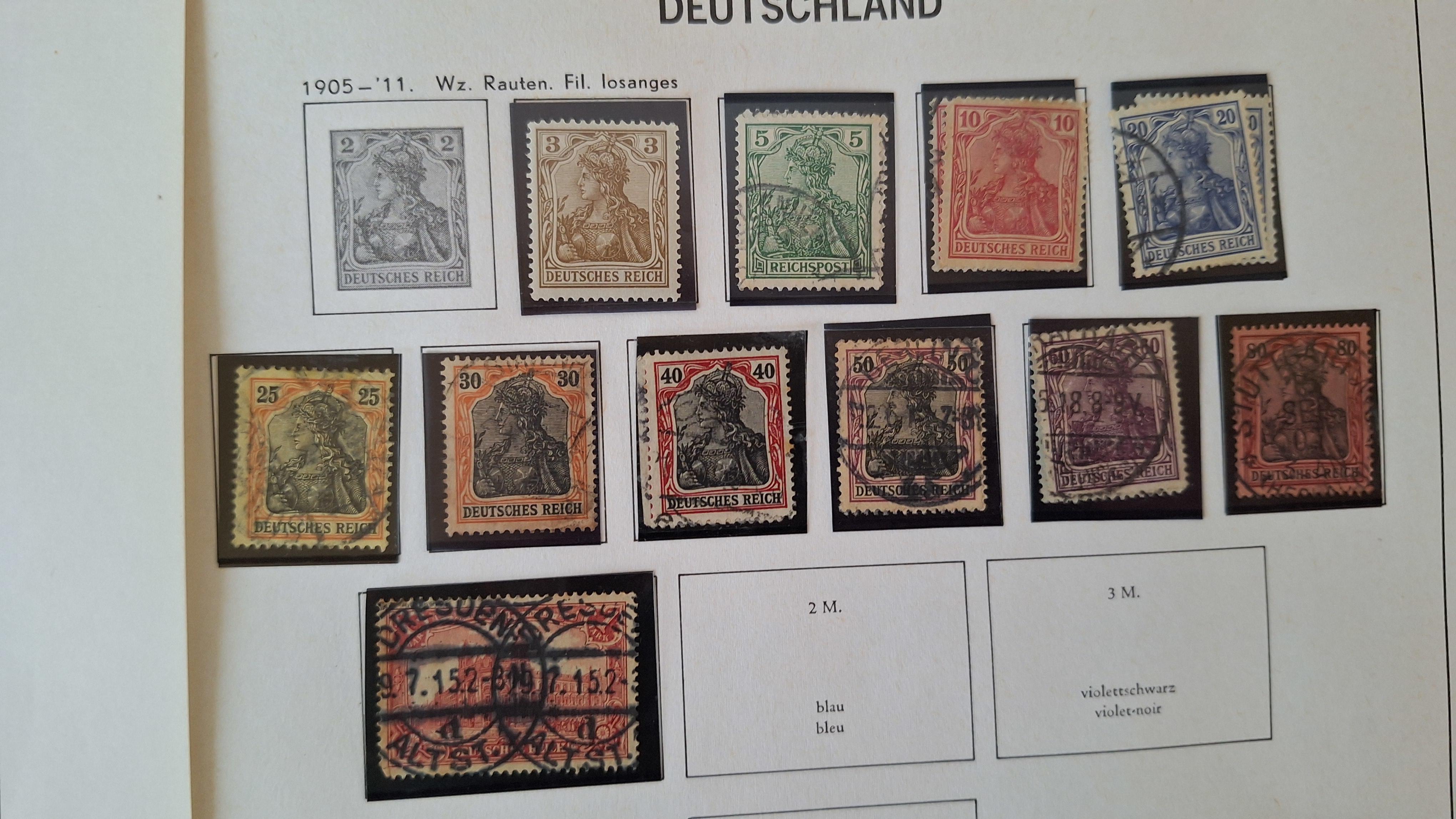 Duitse postzegels, Diverse historische postzegels op 3 albumbladen – foto 4 – kavel bij Goeiendeal