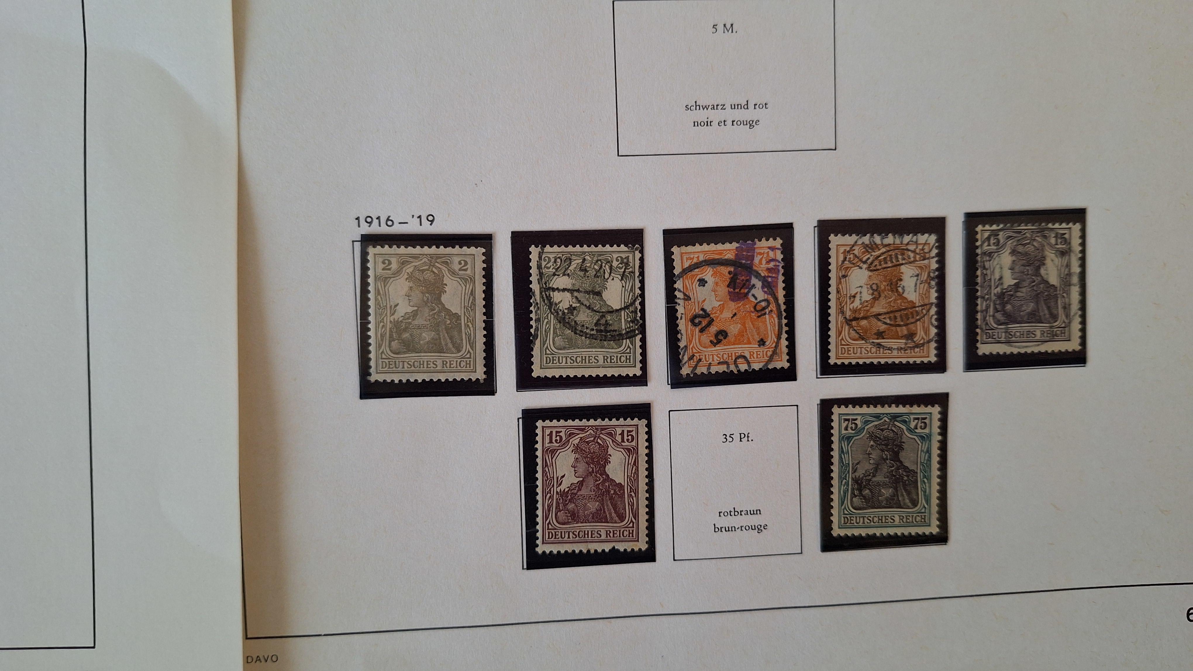 Duitse postzegels, Diverse historische postzegels op 3 albumbladen – foto 5 – kavel bij Goeiendeal