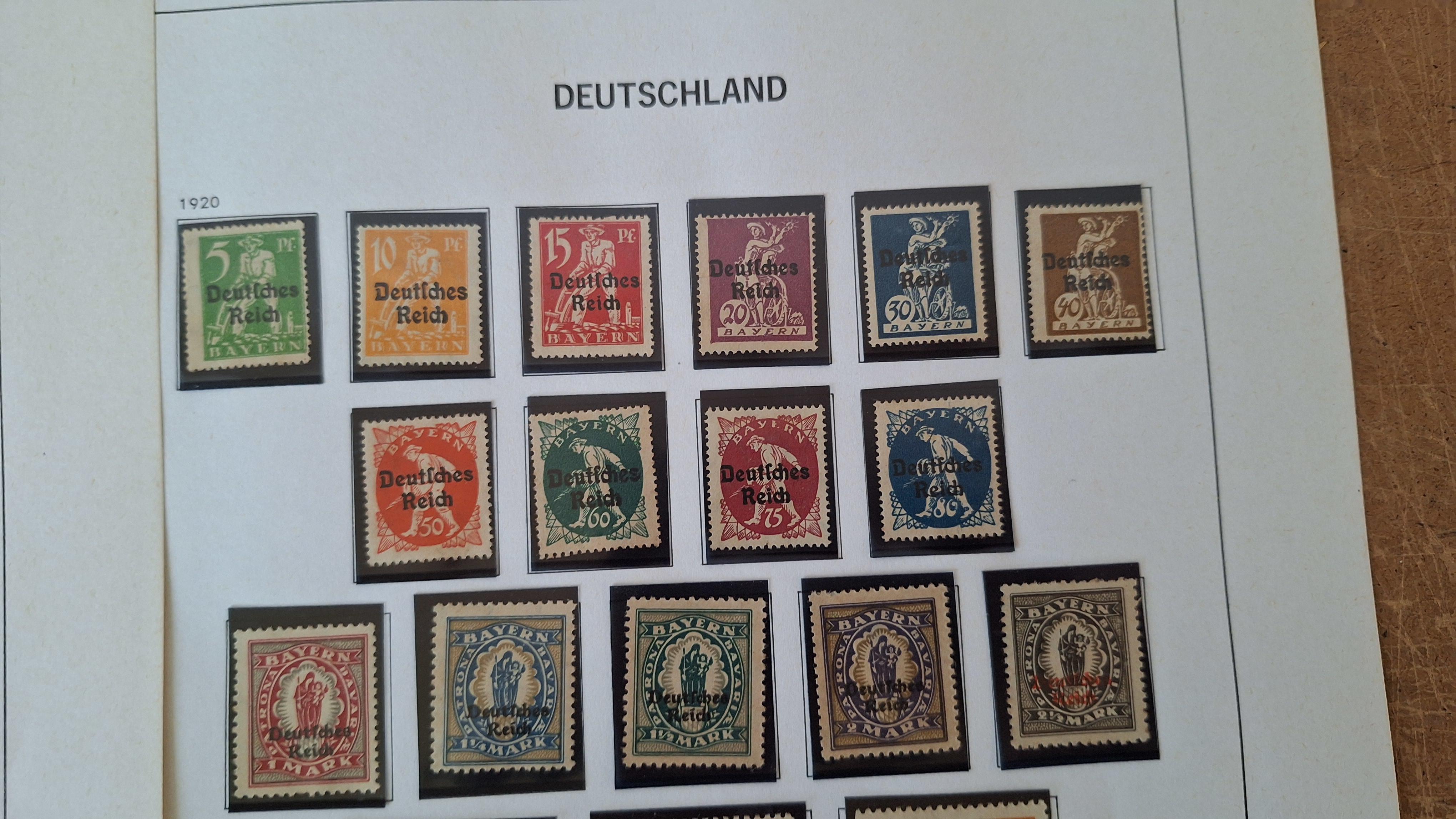 Duitse postzegels, Diverse historische postzegels op 2 albumbladen – foto 4 – kavel bij Goeiendeal