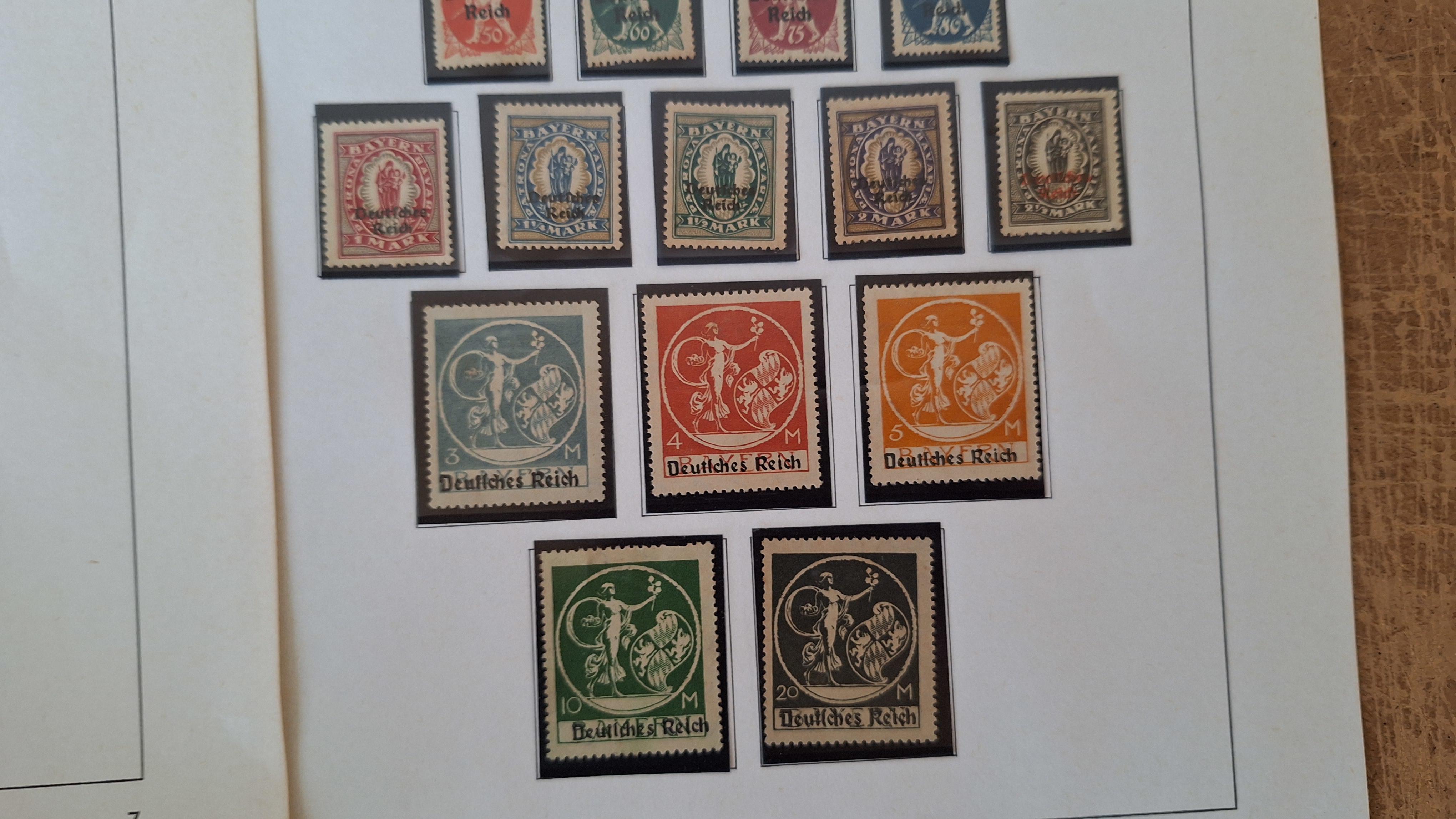 Duitse postzegels, Diverse historische postzegels op 2 albumbladen – foto 5 – kavel bij Goeiendeal