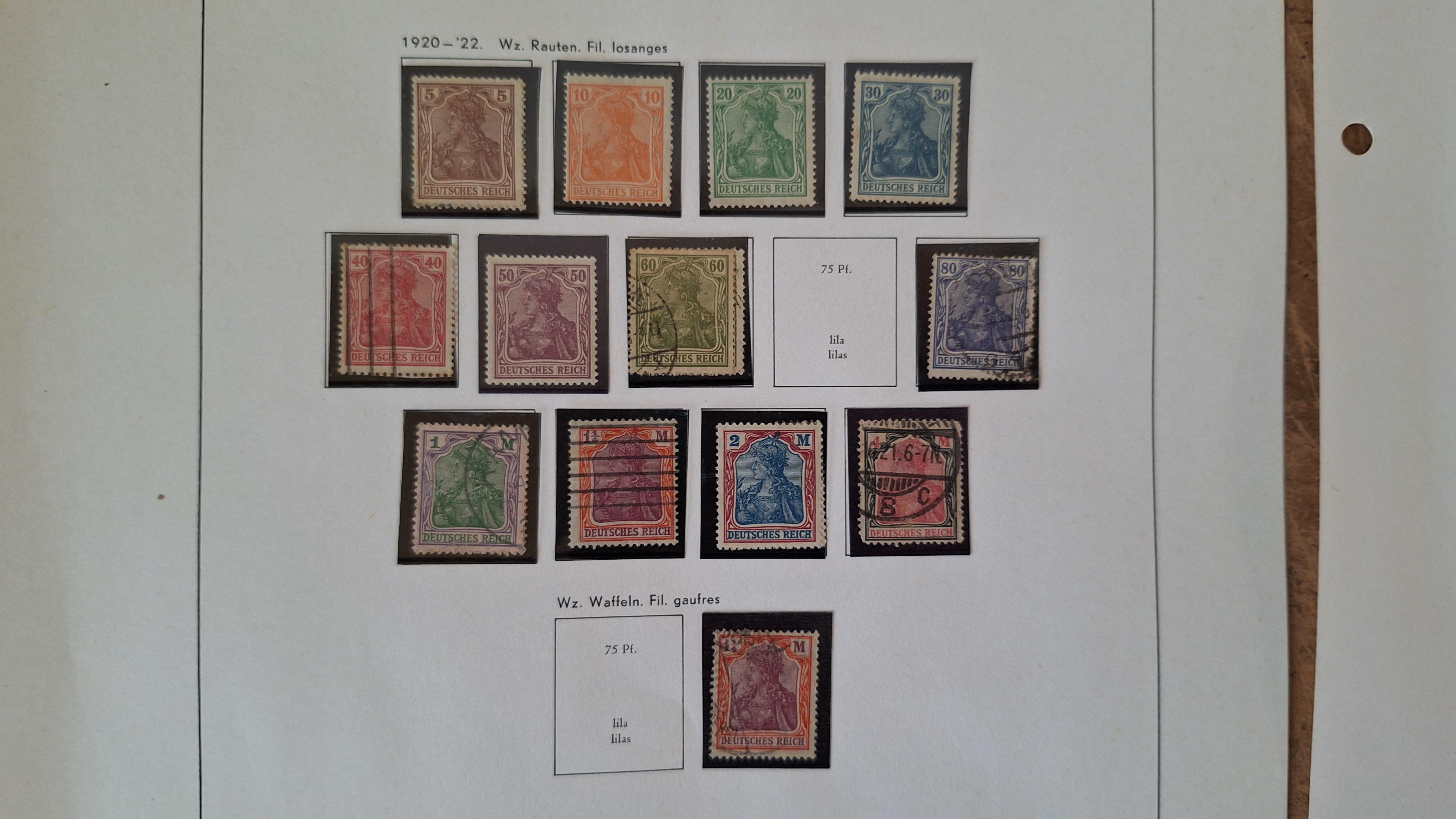 Duitse postzegels, Diverse historische postzegels op 3 albumbladen – foto 2 – kavel bij Goeiendeal
