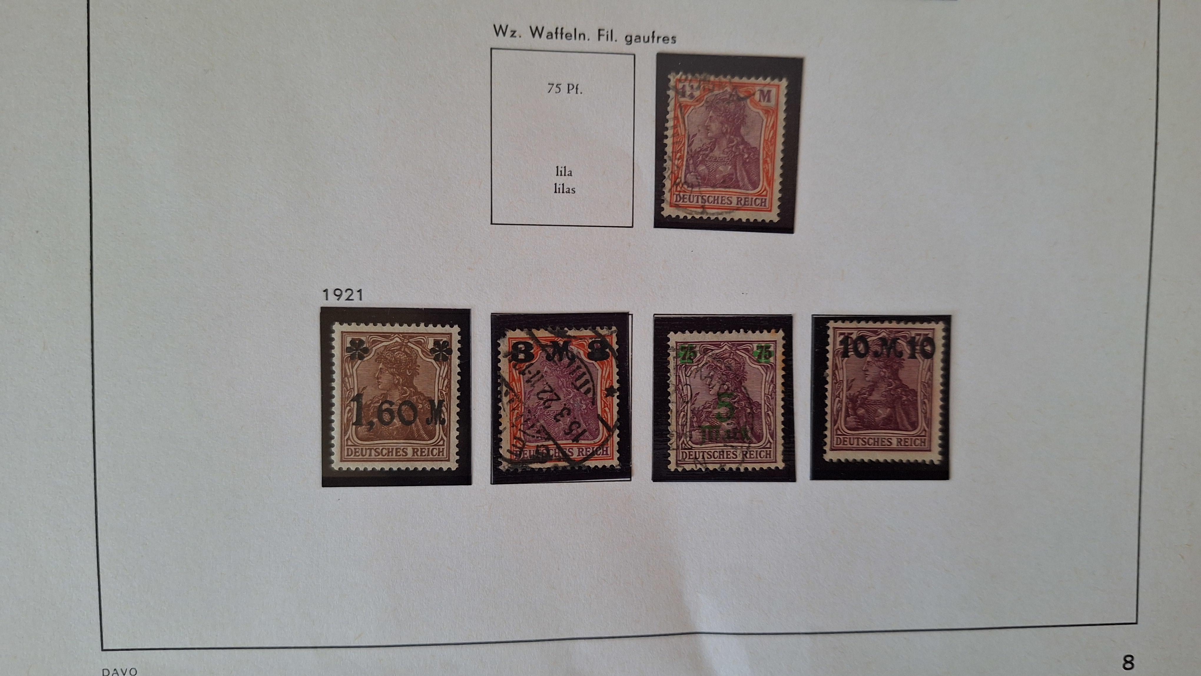 Duitse postzegels, Diverse historische postzegels op 3 albumbladen – foto 3 – kavel bij Goeiendeal