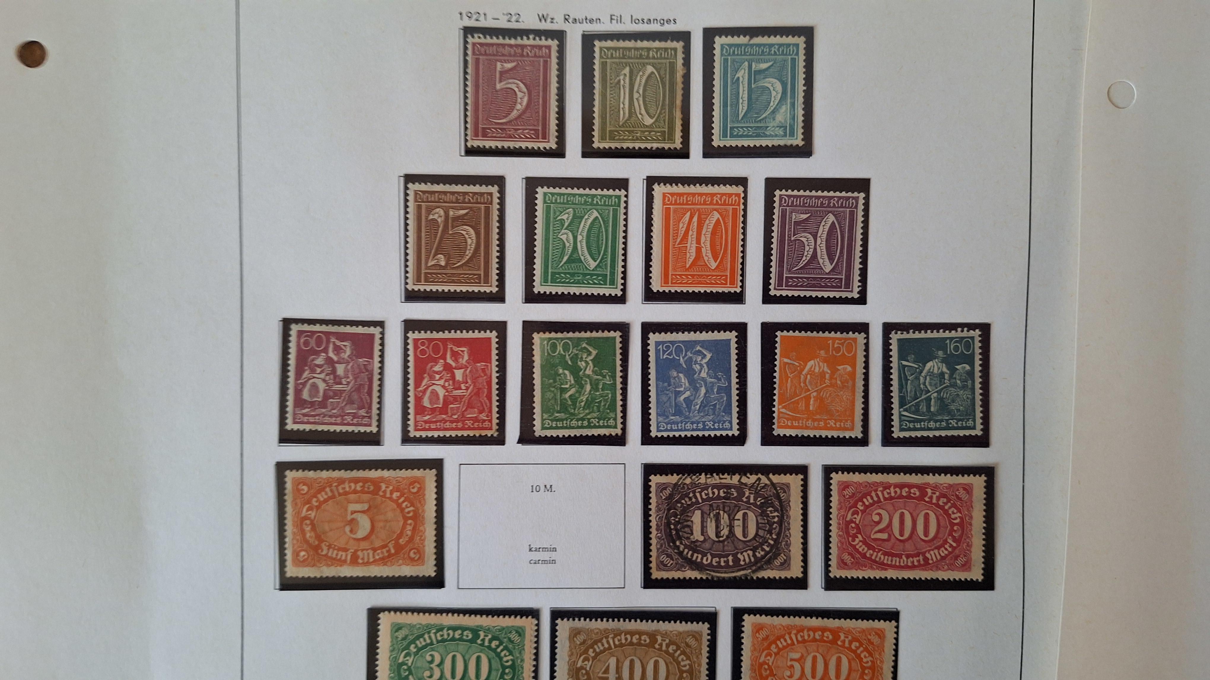 Duitse postzegels, Diverse historische postzegels op 3 albumbladen – foto 4 – kavel bij Goeiendeal