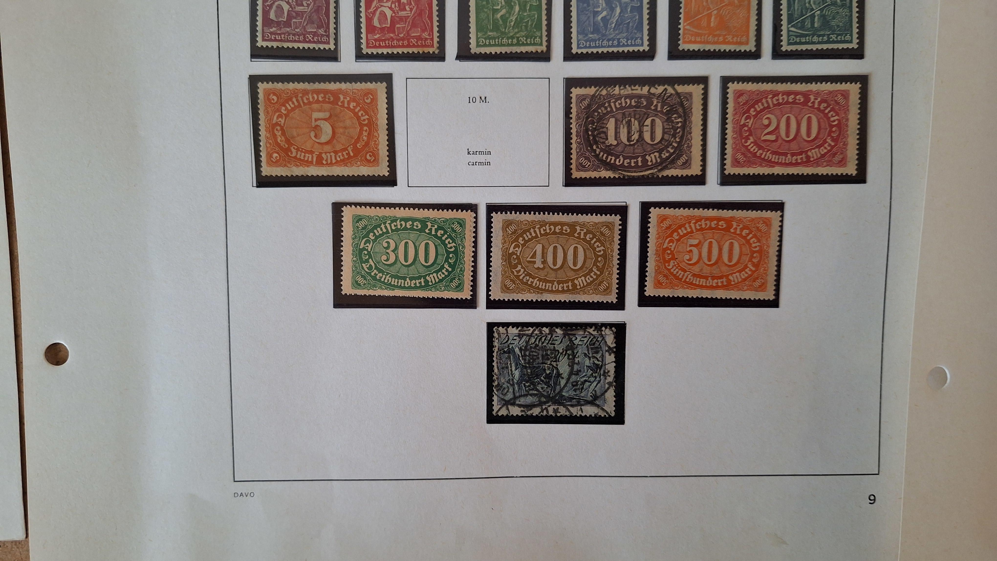 Duitse postzegels, Diverse historische postzegels op 3 albumbladen – foto 5 – kavel bij Goeiendeal