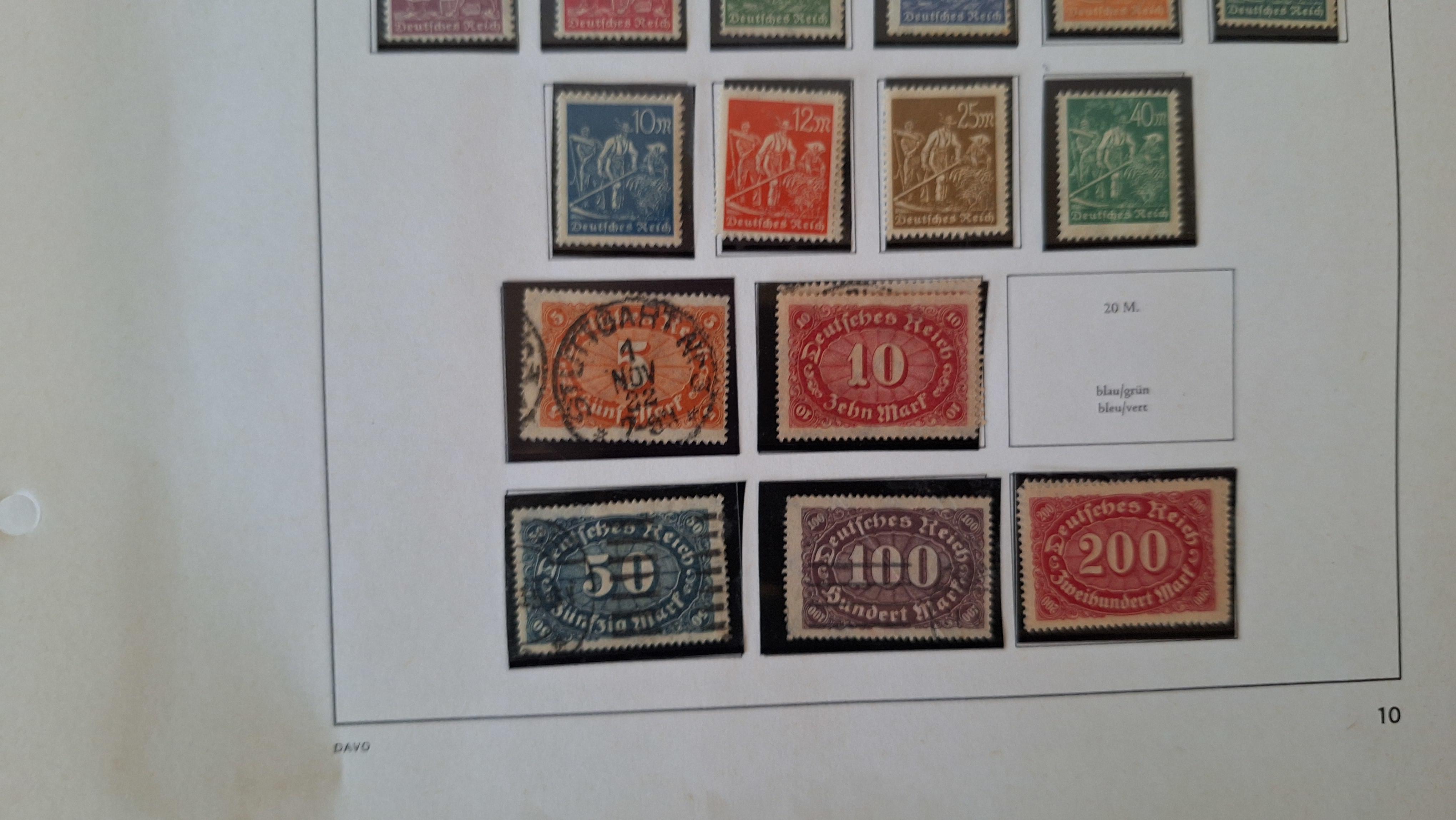 Duitse postzegels, Diverse historische postzegels op 3 albumbladen – foto 7 – kavel bij Goeiendeal
