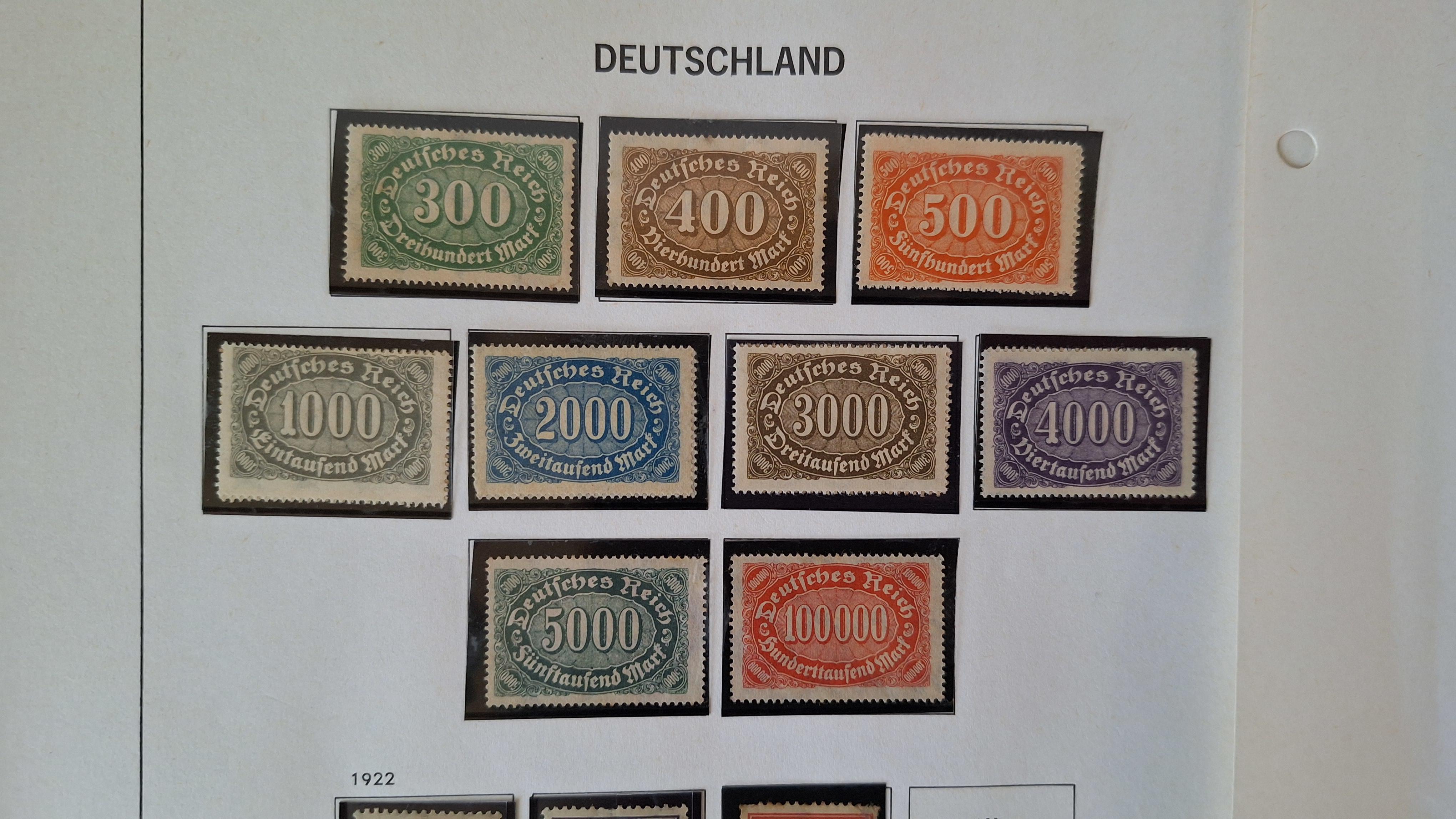 Duitse postzegels, Diverse historische postzegels op 3 albumbladen – foto 2 – kavel bij Goeiendeal