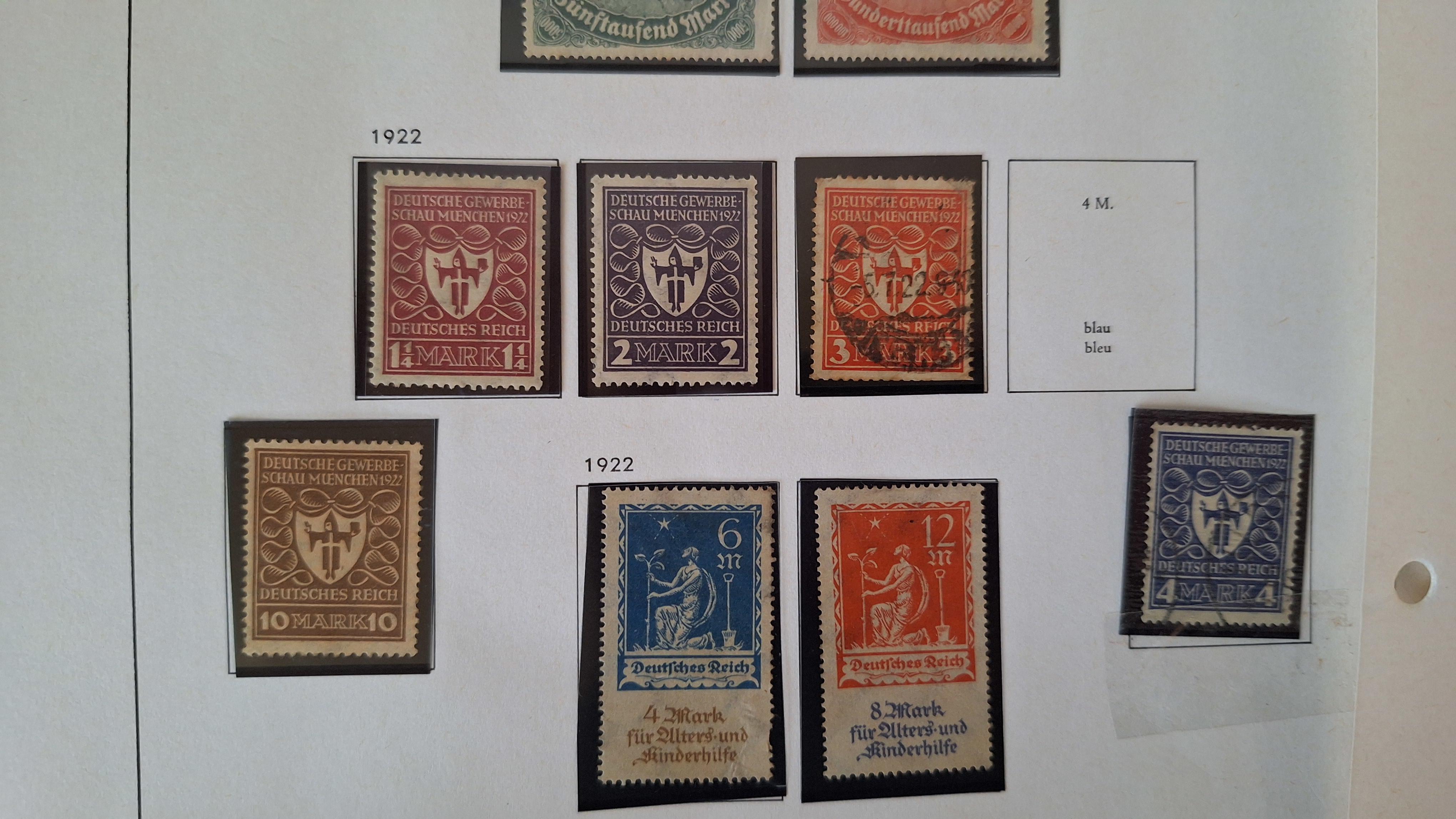 Duitse postzegels, Diverse historische postzegels op 3 albumbladen – foto 3 – kavel bij Goeiendeal