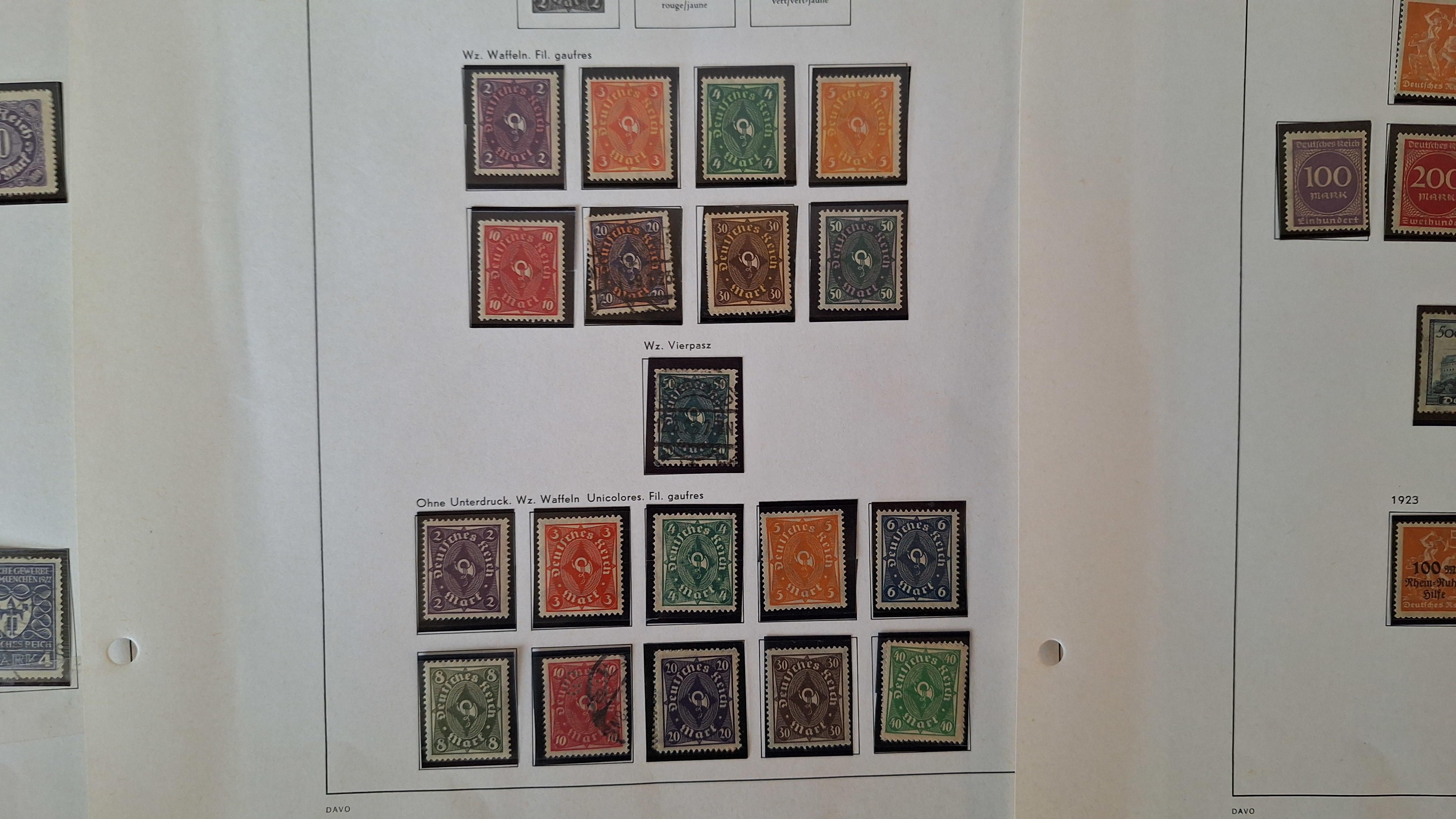 Duitse postzegels, Diverse historische postzegels op 3 albumbladen – foto 4 – kavel bij Goeiendeal