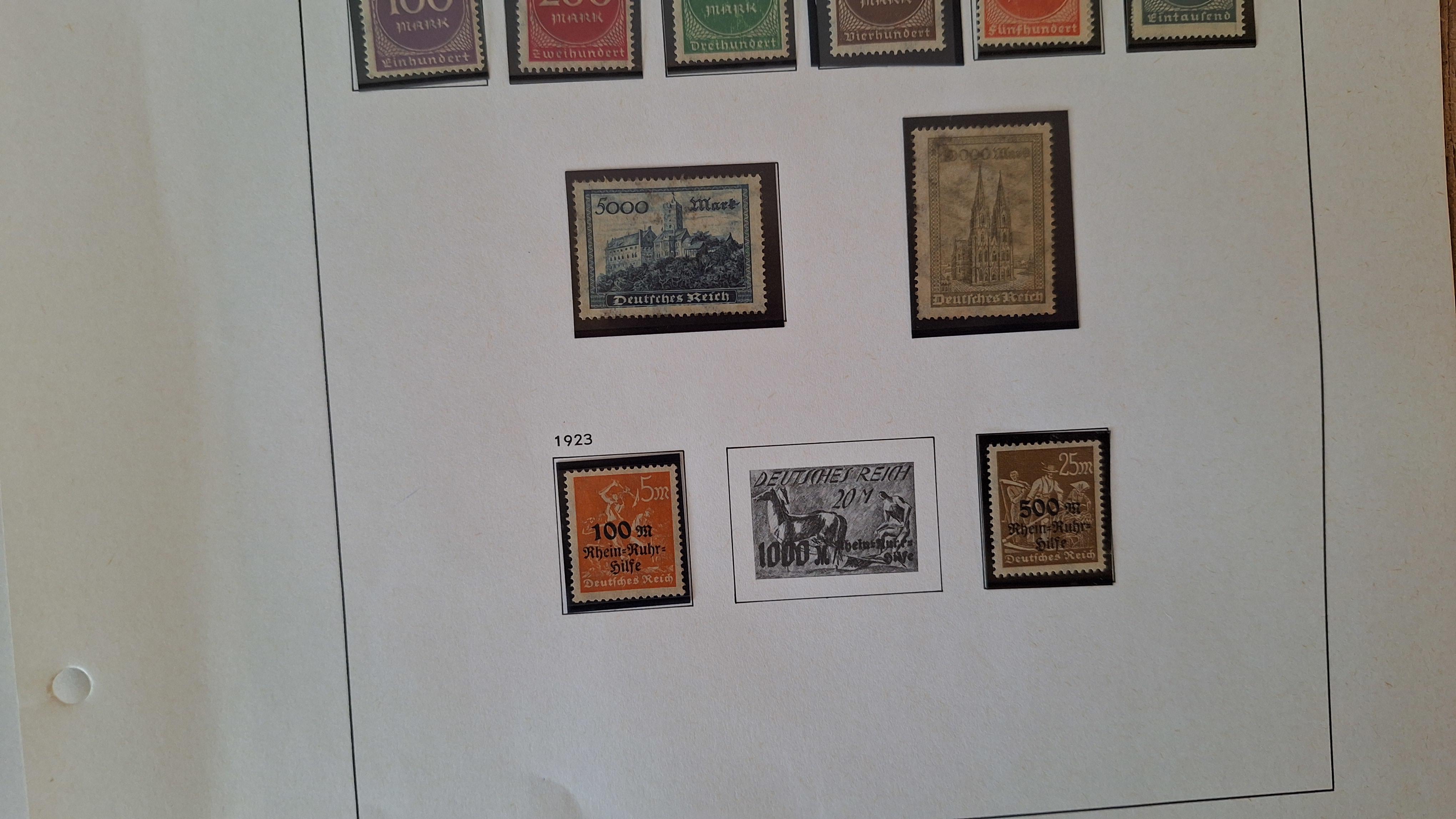 Duitse postzegels, Diverse historische postzegels op 3 albumbladen – foto 6 – kavel bij Goeiendeal