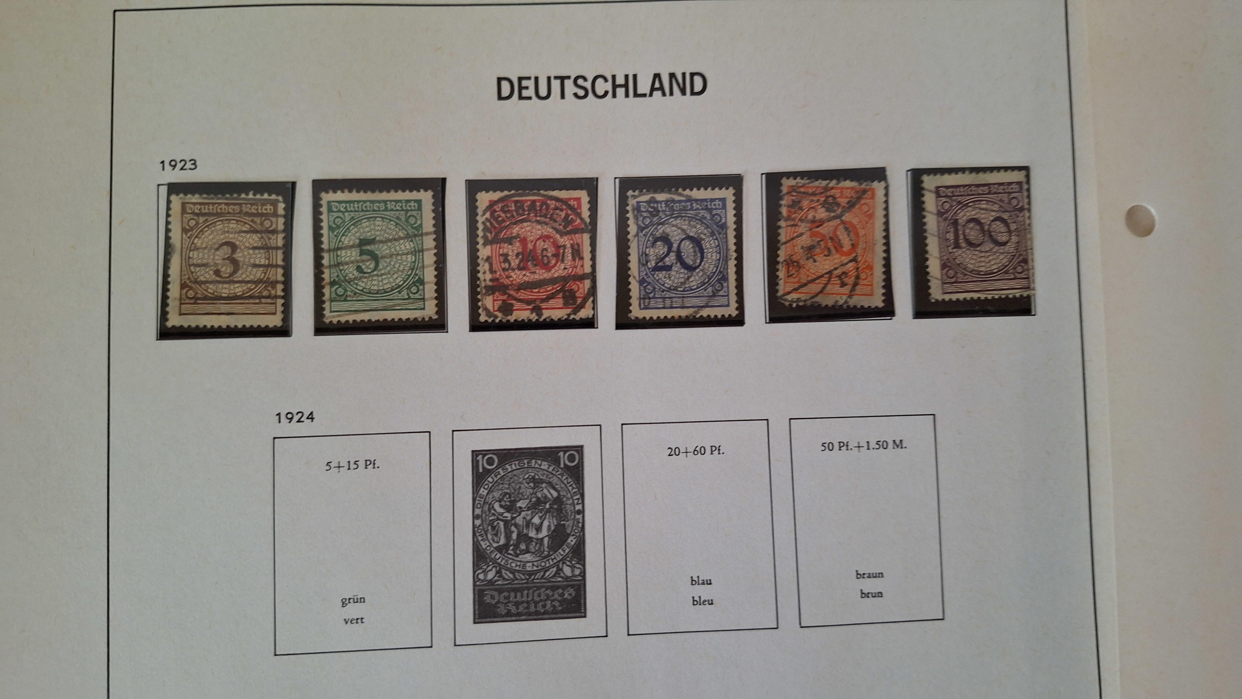 Duitse postzegels, Diverse historische postzegels op 5 albumbladen – foto 2 – kavel bij Goeiendeal