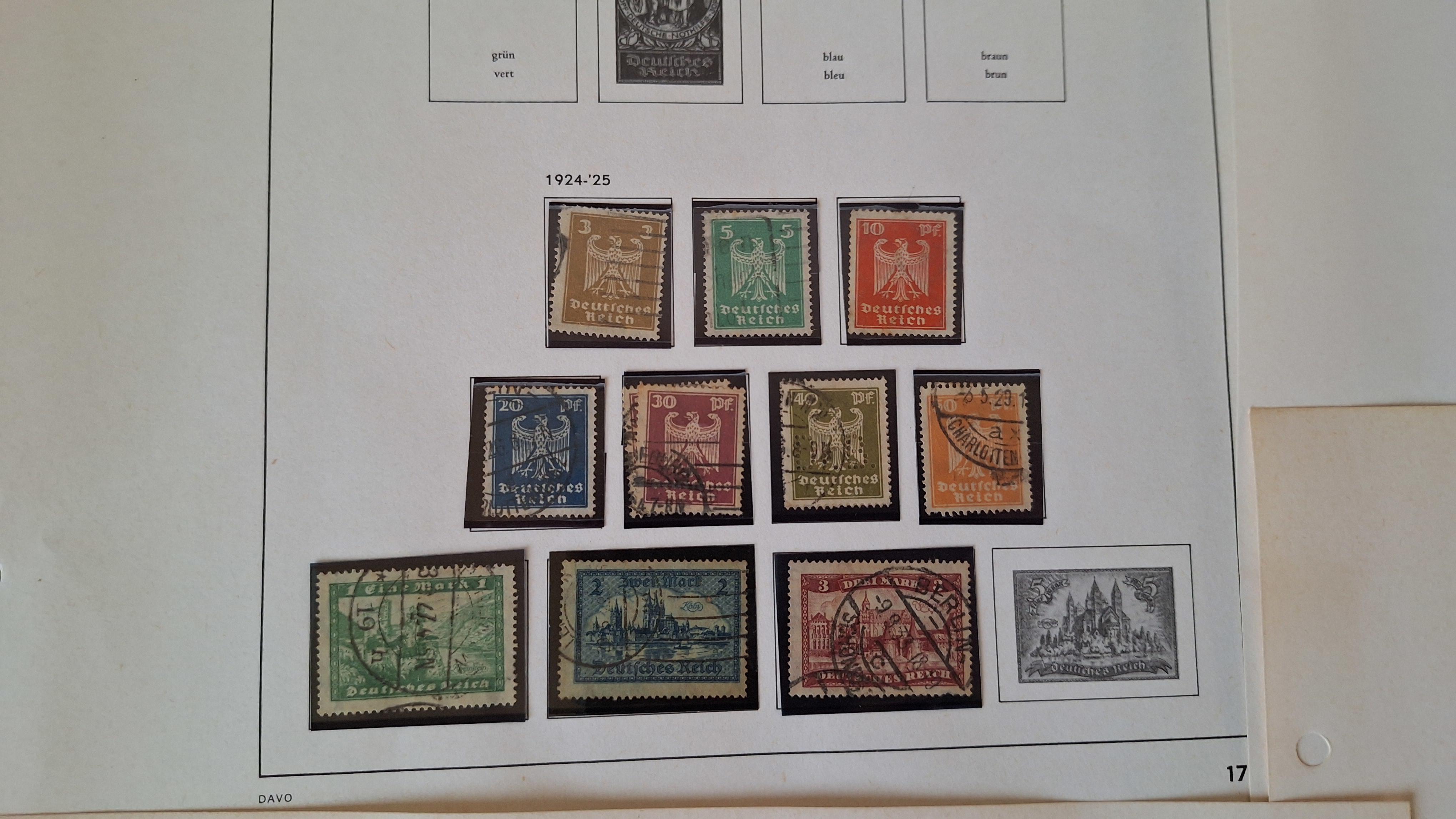 Duitse postzegels, Diverse historische postzegels op 5 albumbladen – foto 3 – kavel bij Goeiendeal
