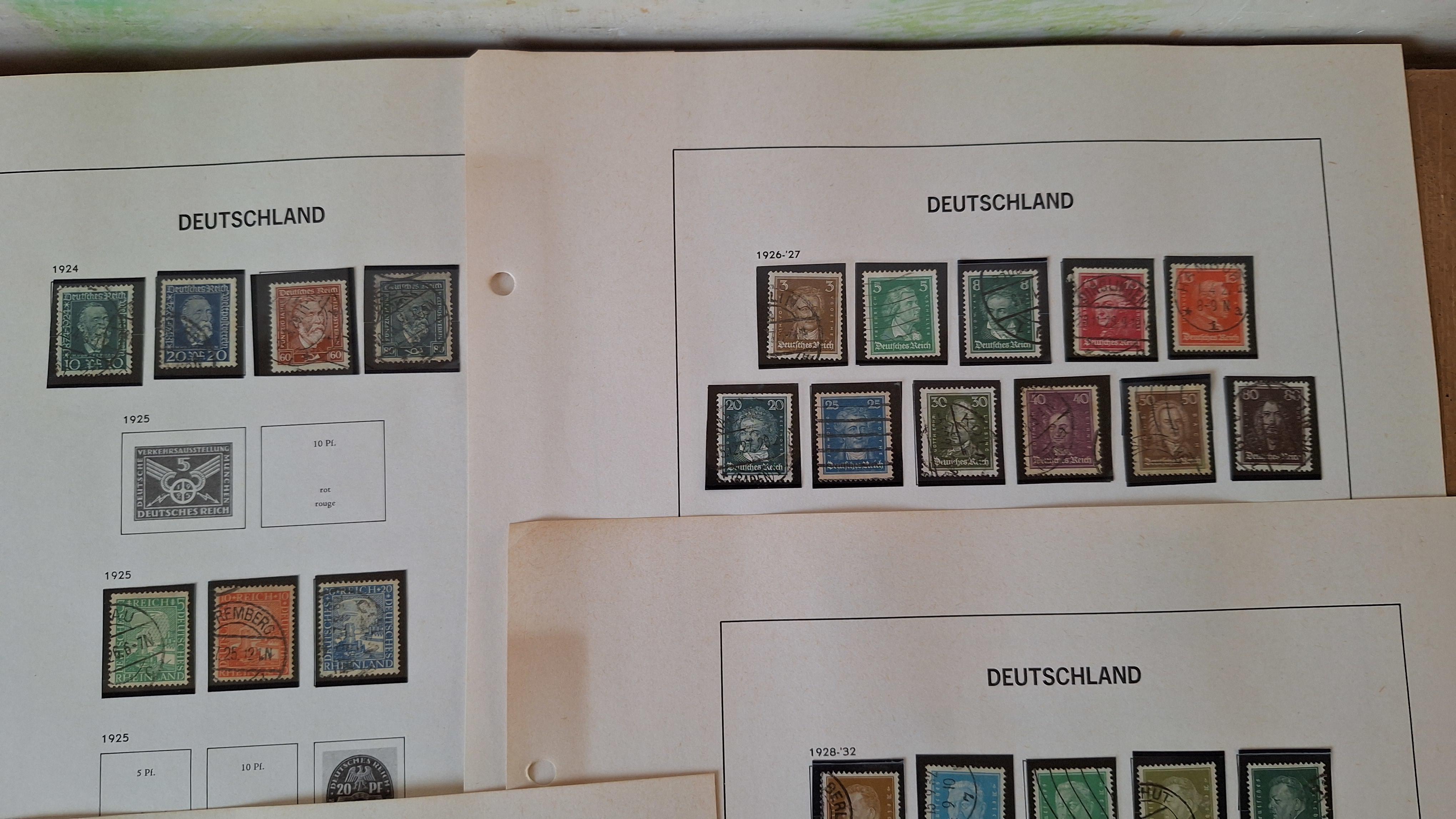 Duitse postzegels, Diverse historische postzegels op 5 albumbladen – foto 4 – kavel bij Goeiendeal