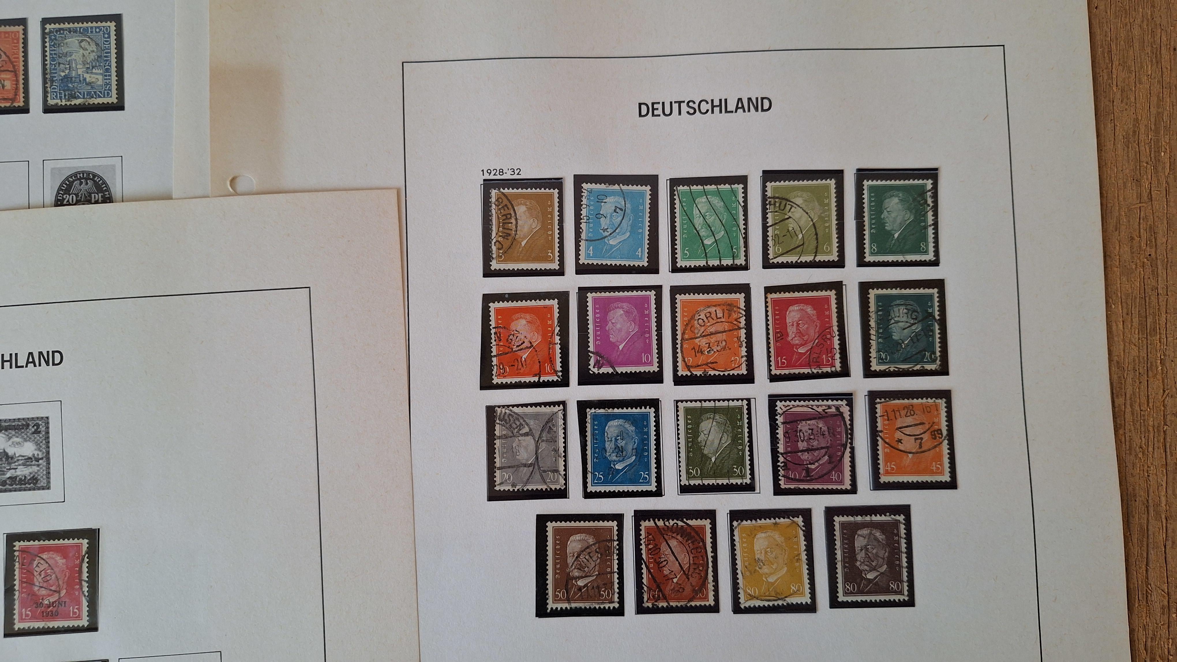 Duitse postzegels, Diverse historische postzegels op 5 albumbladen – foto 5 – kavel bij Goeiendeal