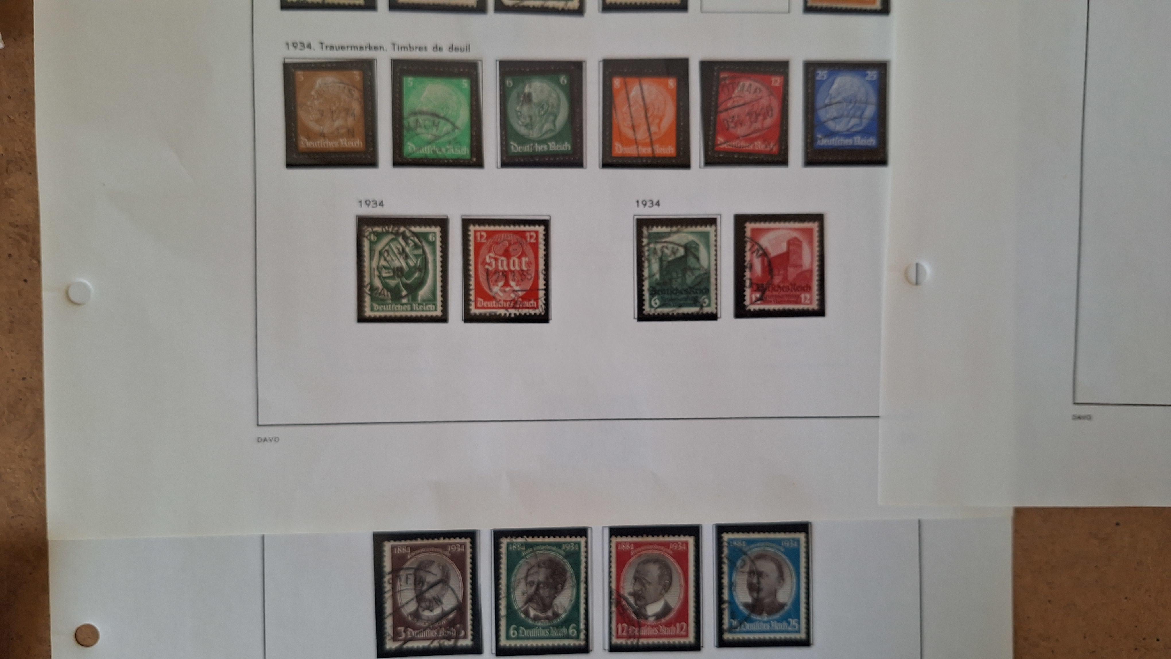 Duitse postzegels, Diverse historische postzegels op 3 albumbladen – foto 3 – kavel bij Goeiendeal