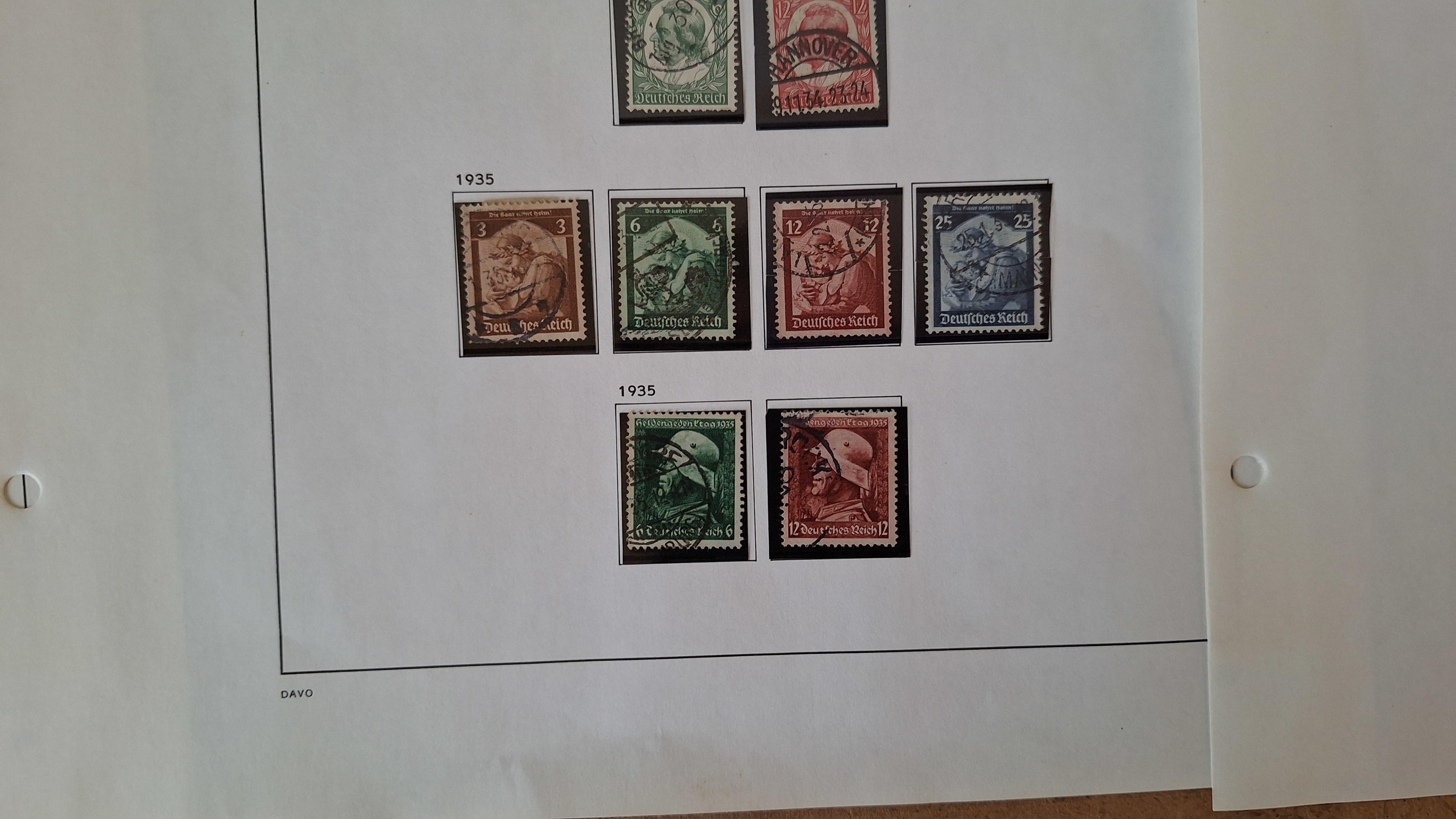 Duitse postzegels, Diverse historische postzegels op 3 albumbladen – foto 5 – kavel bij Goeiendeal
