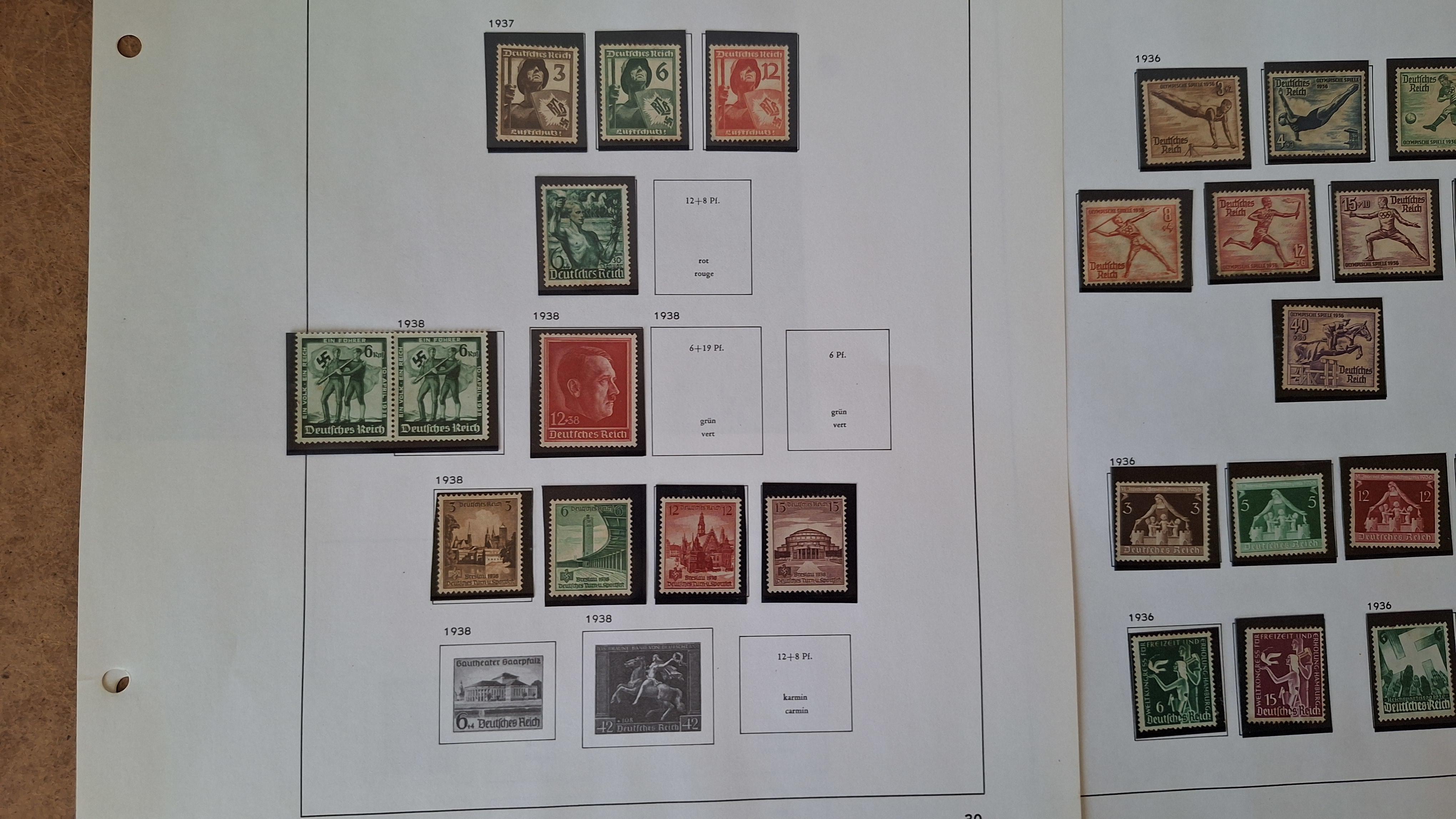 Duitse postzegels, Diverse historische postzegels op 4 albumbladen – foto 2 – kavel bij Goeiendeal