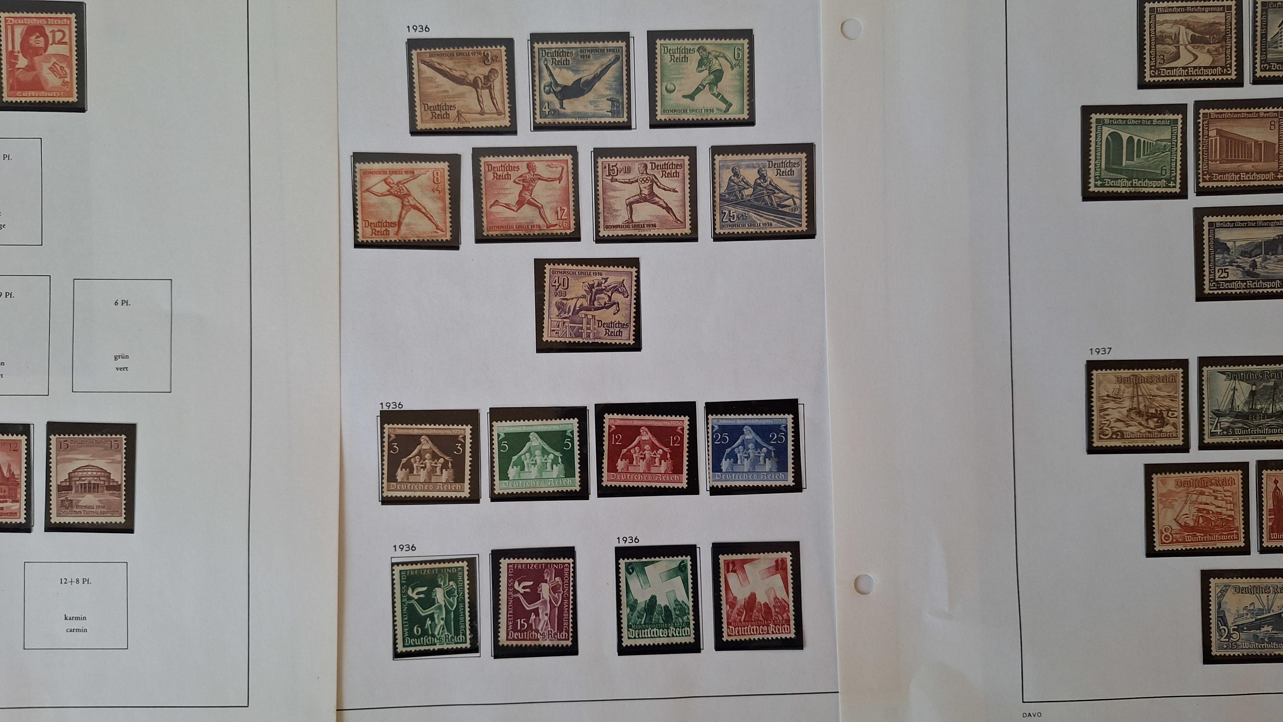 Duitse postzegels, Diverse historische postzegels op 4 albumbladen – foto 3 – kavel bij Goeiendeal