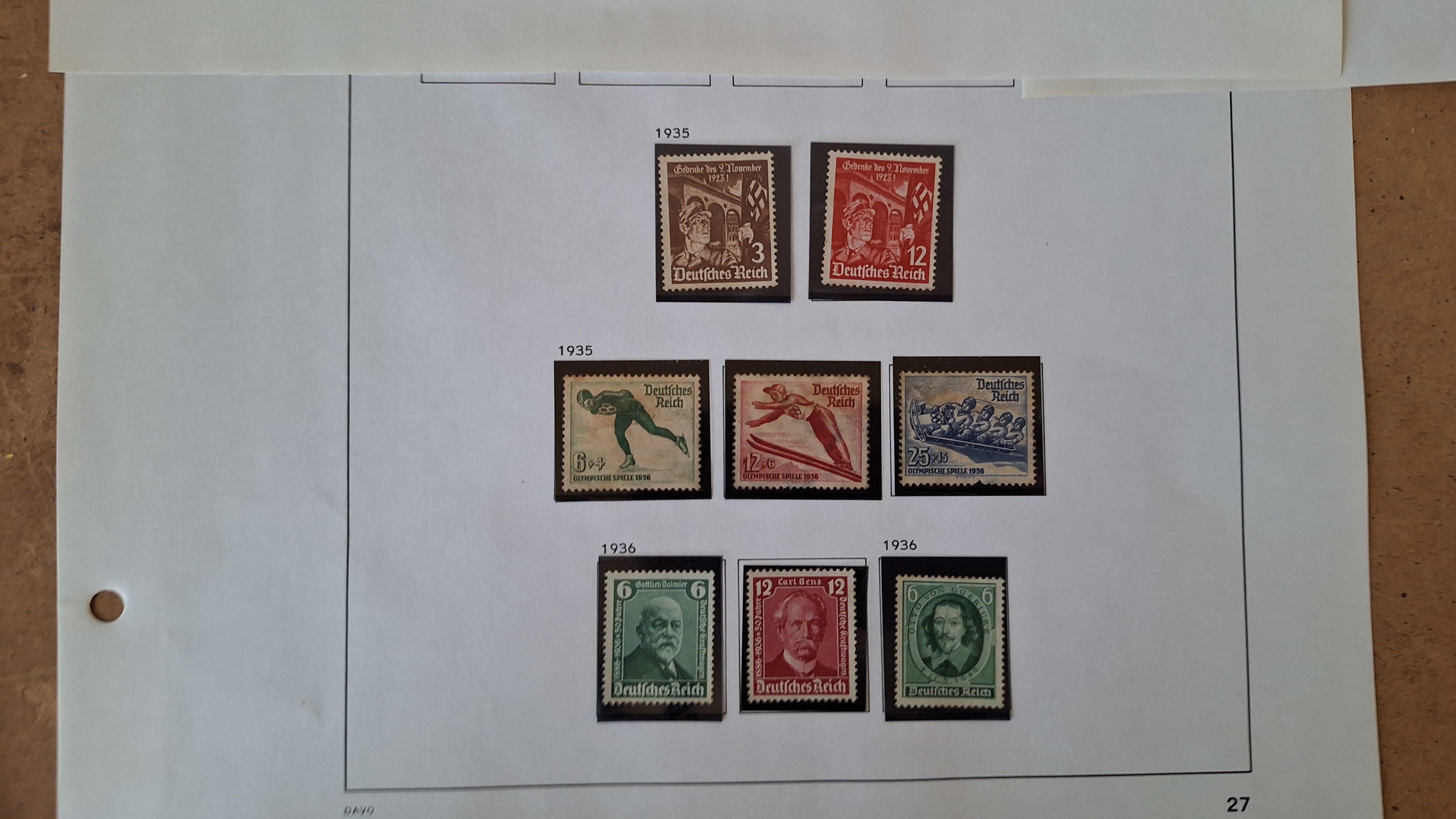 Duitse postzegels, Diverse historische postzegels op 4 albumbladen – foto 5 – kavel bij Goeiendeal