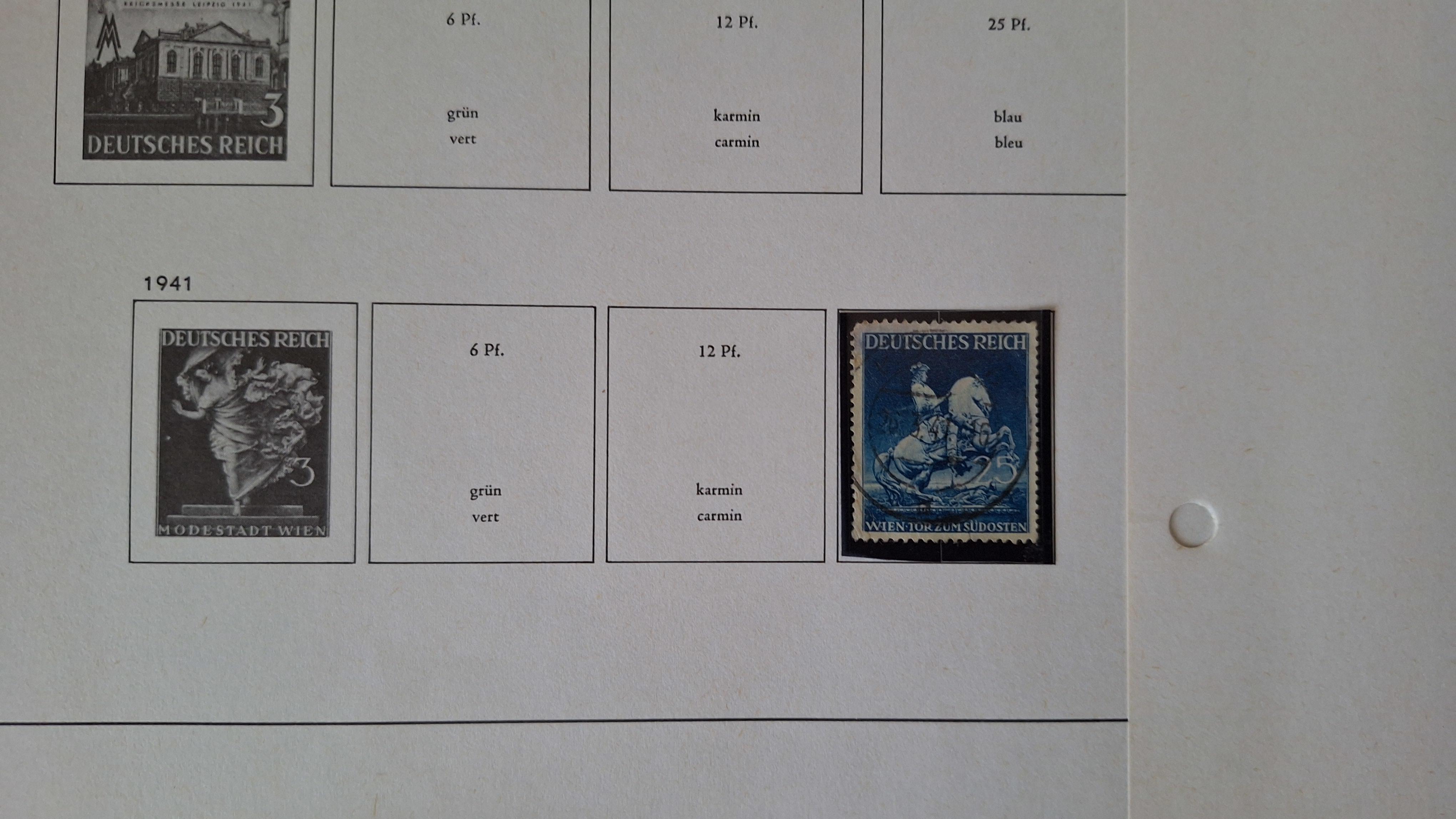 Duitse postzegels, Diverse historische postzegels op 3 albumbladen – foto 2 – kavel bij Goeiendeal
