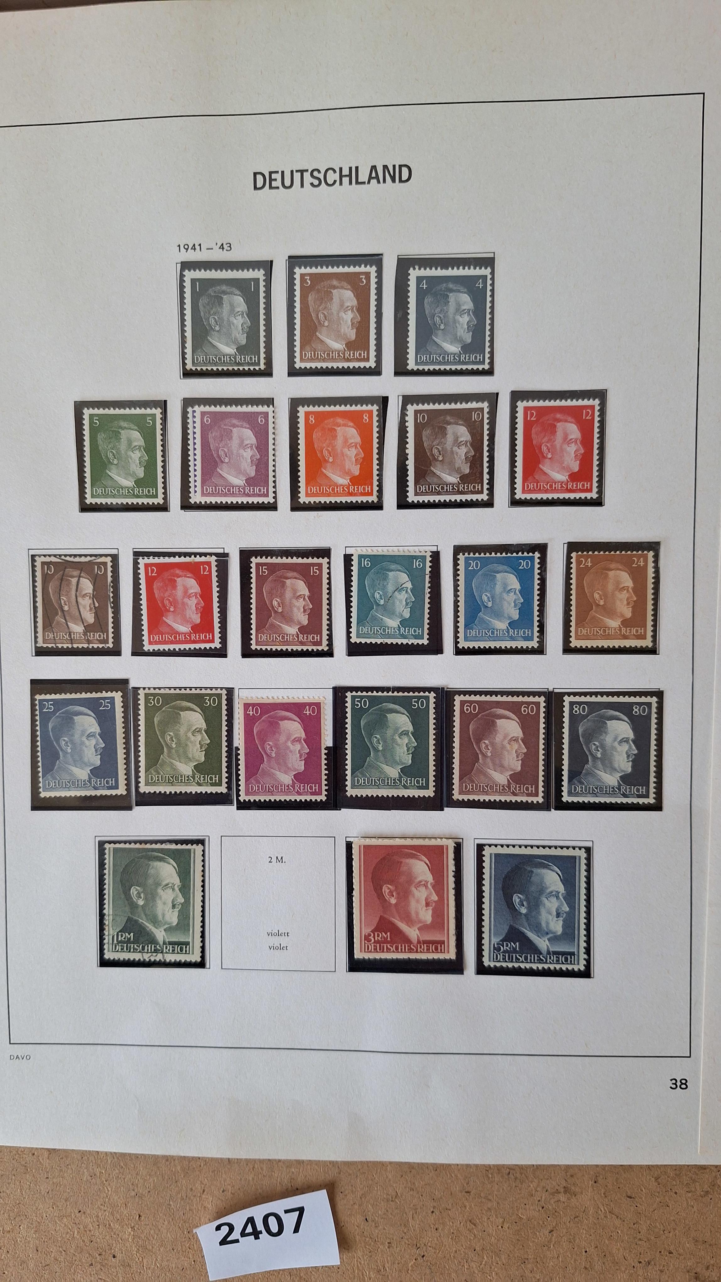 Duitse postzegels, Diverse historische postzegels op 3 albumbladen – foto 3 – kavel bij Goeiendeal