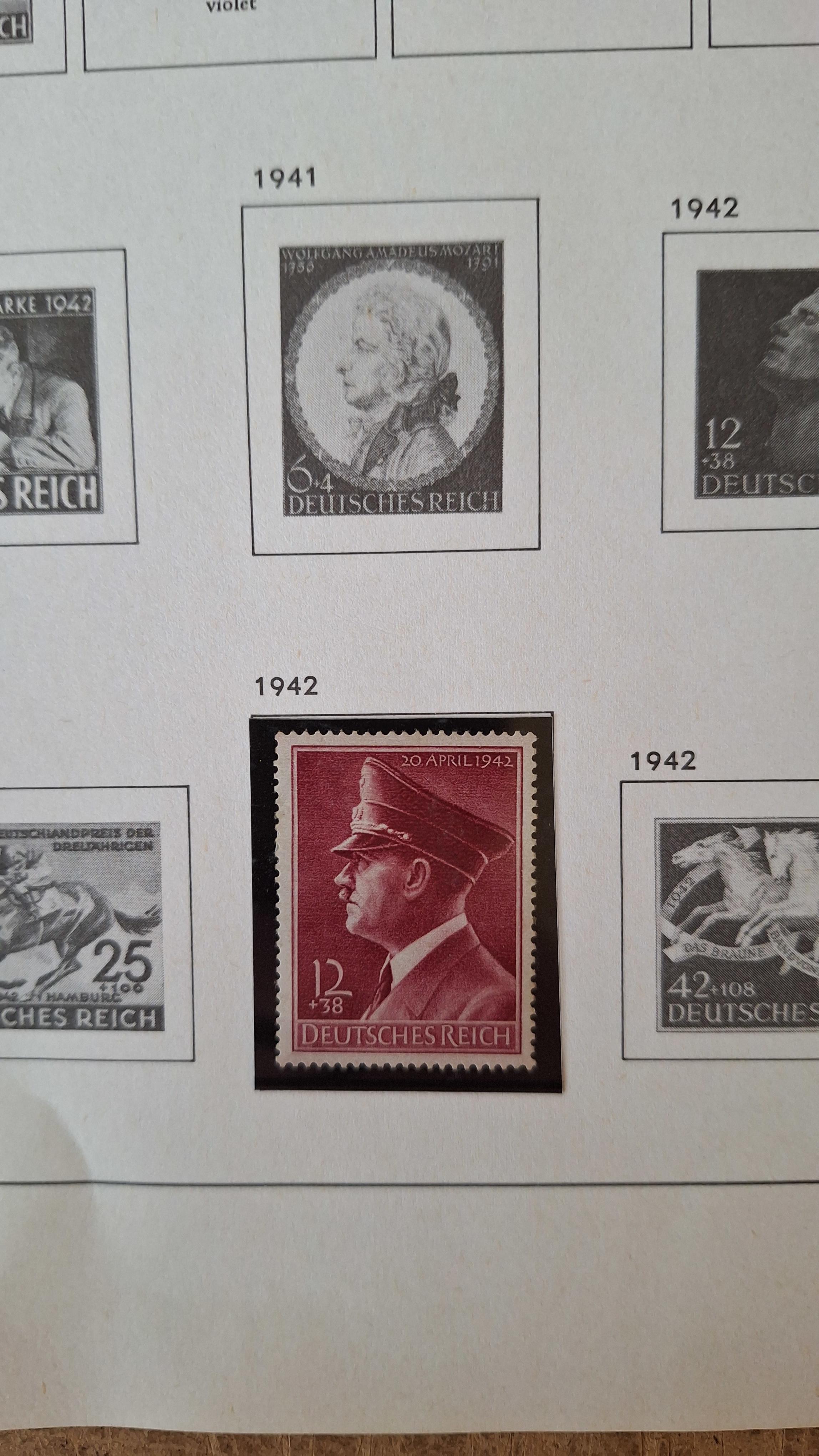 Duitse postzegels, Diverse historische postzegels op 3 albumbladen – foto 4 – kavel bij Goeiendeal