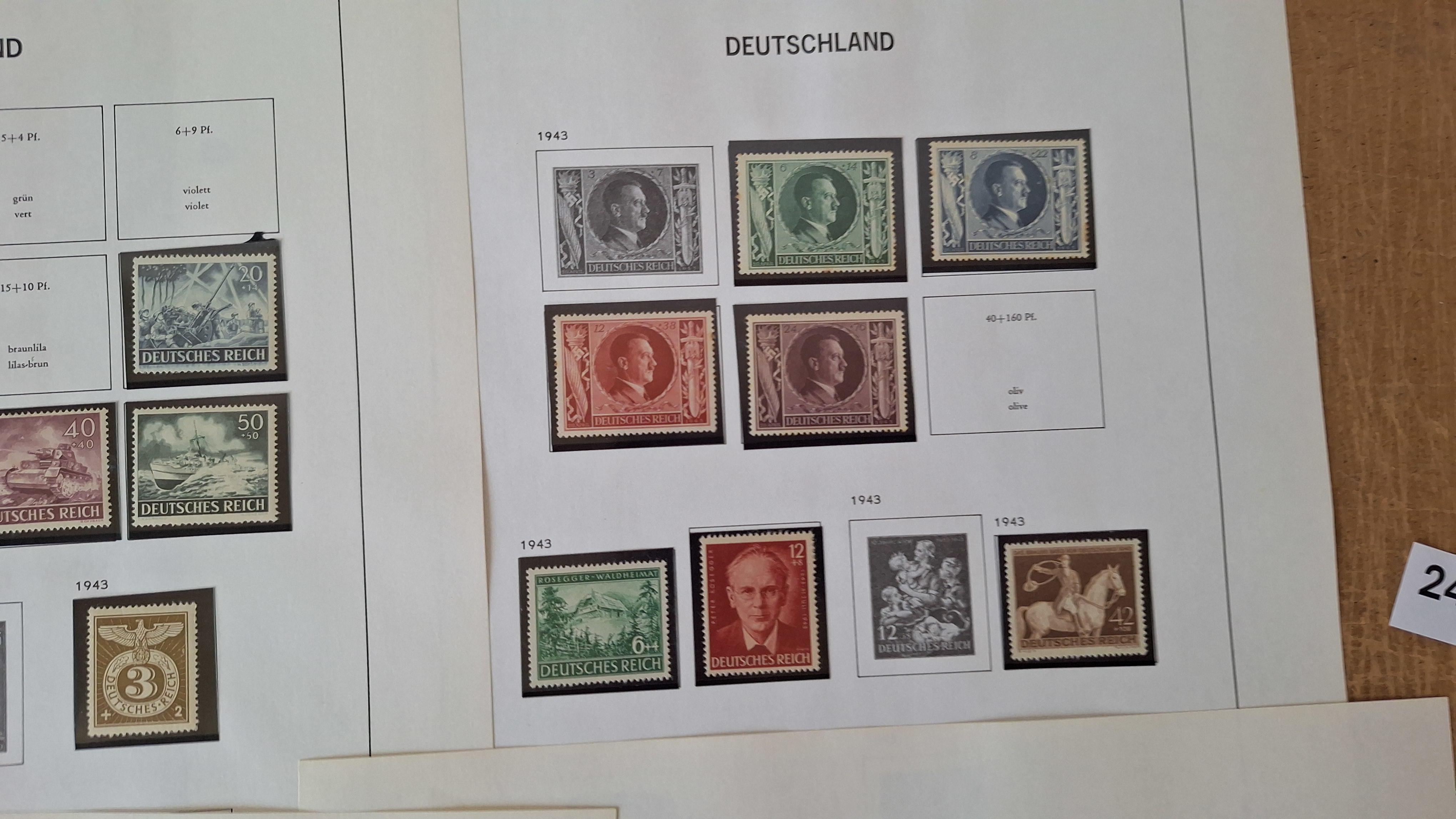 Duitse postzegels, Diverse historische postzegels op 6 albumbladen – foto 3 – kavel bij Goeiendeal