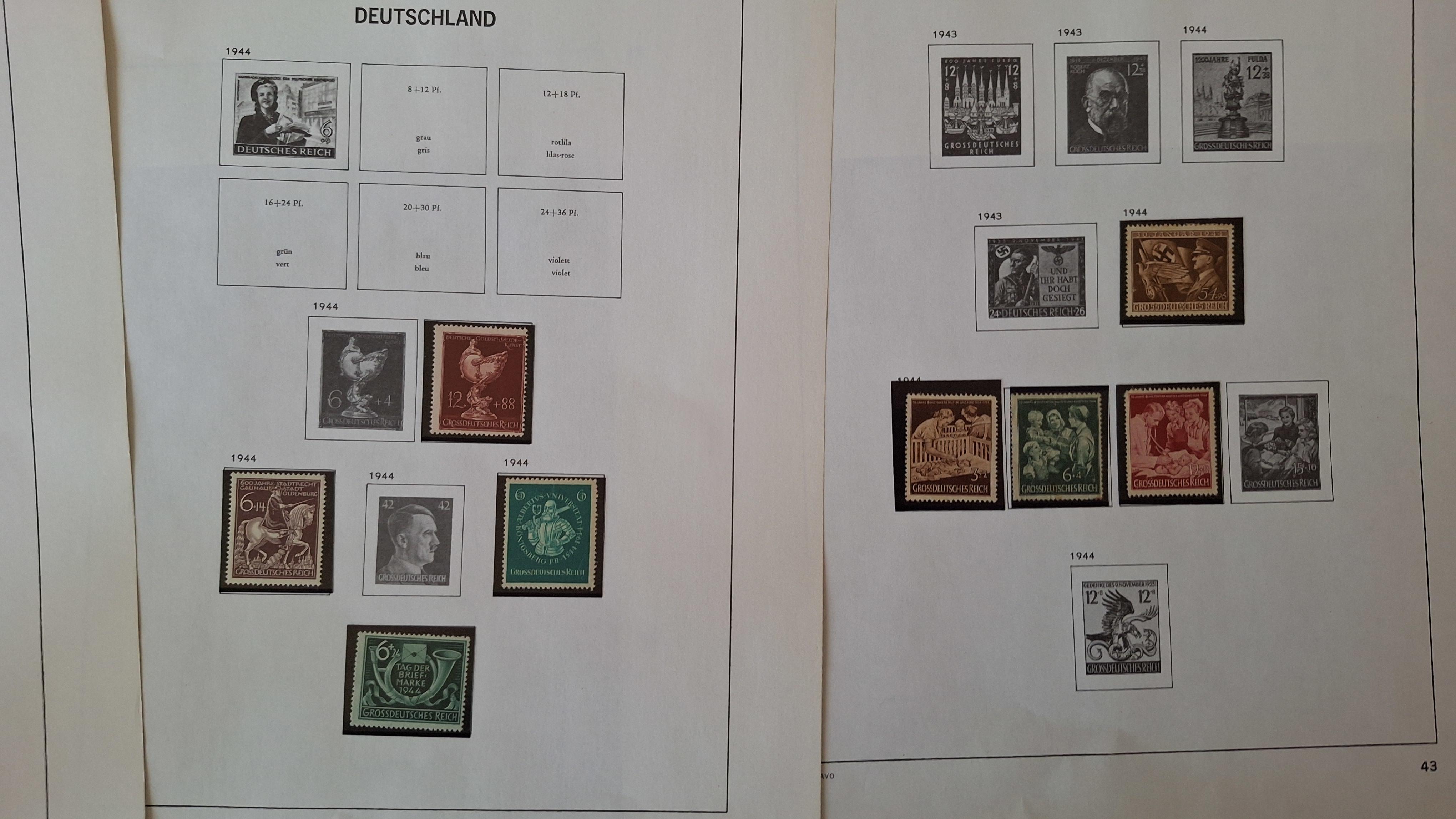 Duitse postzegels, Diverse historische postzegels op 6 albumbladen – foto 4 – kavel bij Goeiendeal