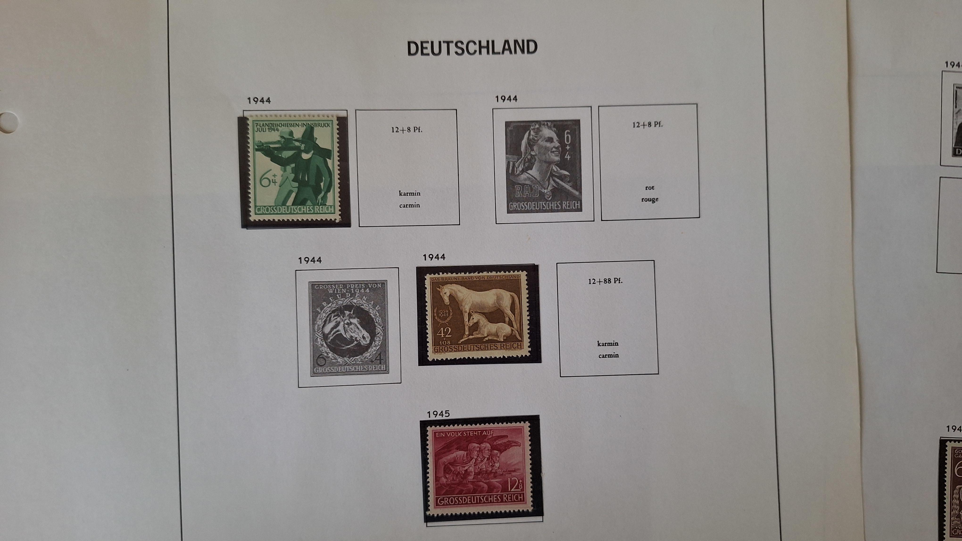 Duitse postzegels, Diverse historische postzegels op 6 albumbladen – foto 5 – kavel bij Goeiendeal