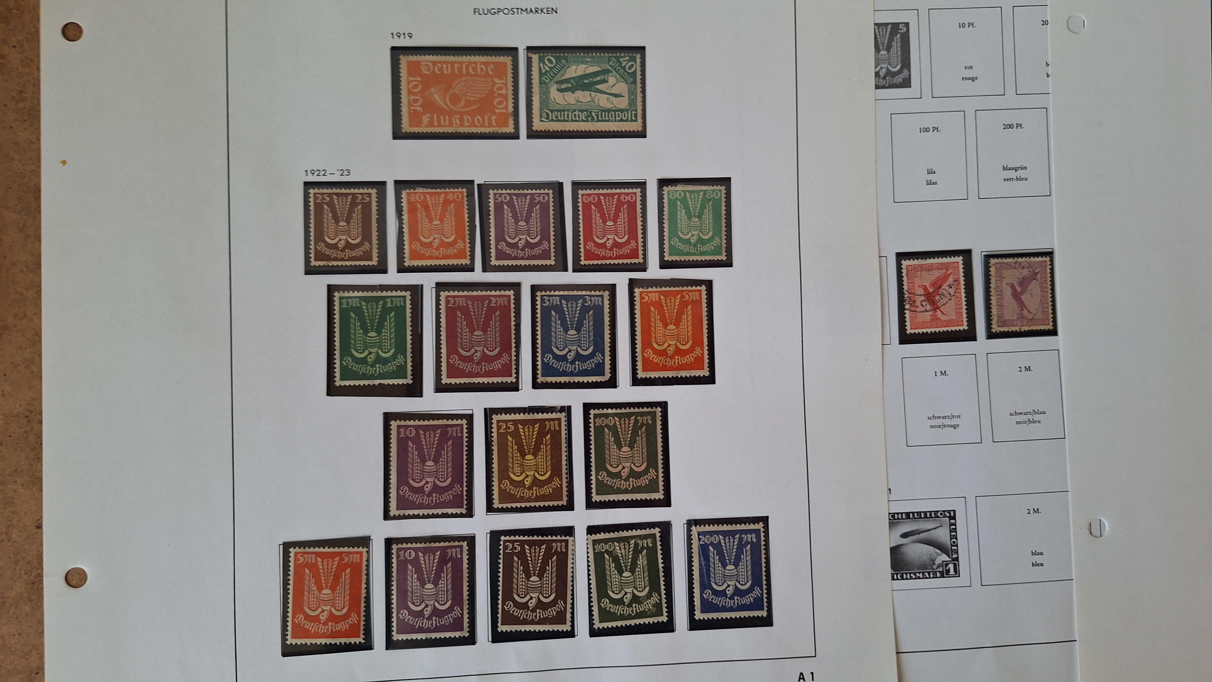 Duitse postzegels, Diverse historische postzegels op 4 albumbladen – foto 2 – kavel bij Goeiendeal