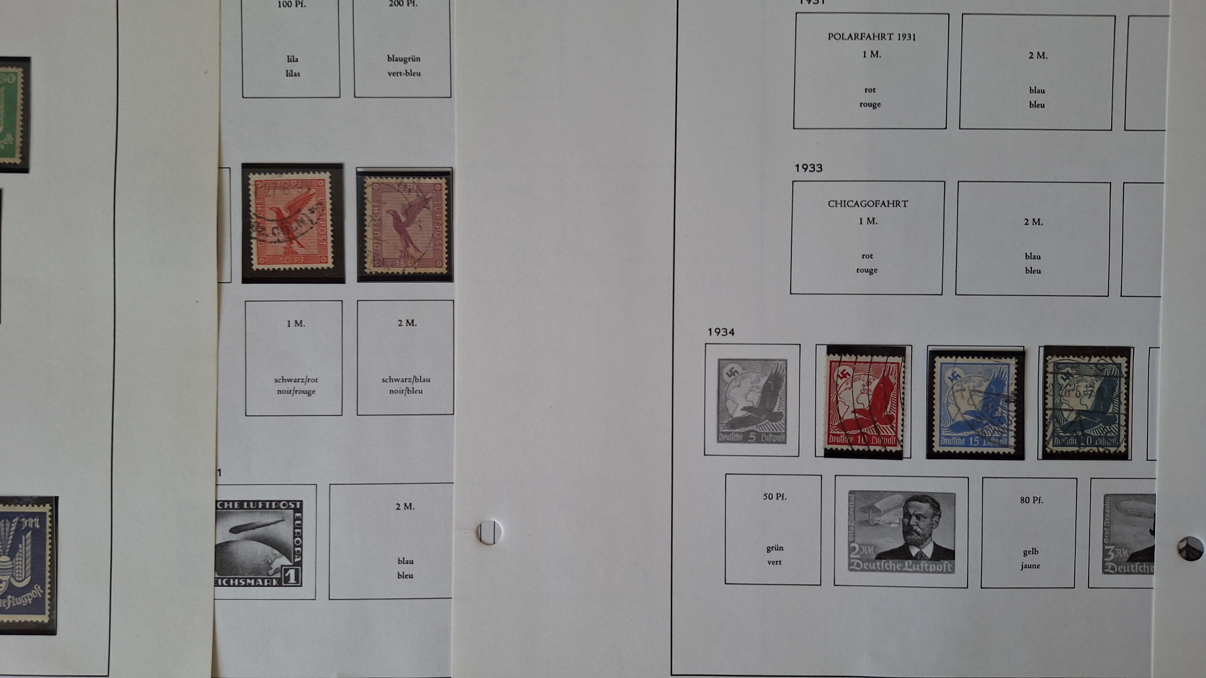 Duitse postzegels, Diverse historische postzegels op 4 albumbladen – foto 3 – kavel bij Goeiendeal