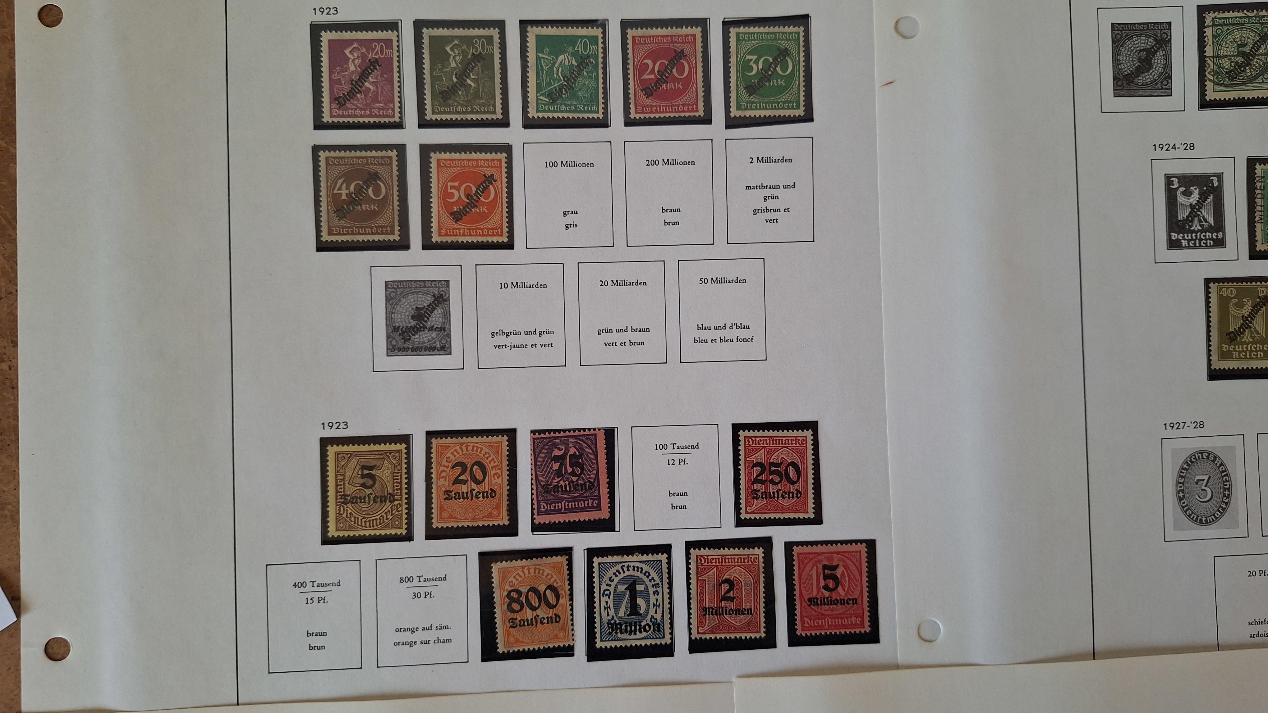 Duitse postzegels, Diverse historische postzegels op 6 albumbladen – foto 2 – kavel bij Goeiendeal