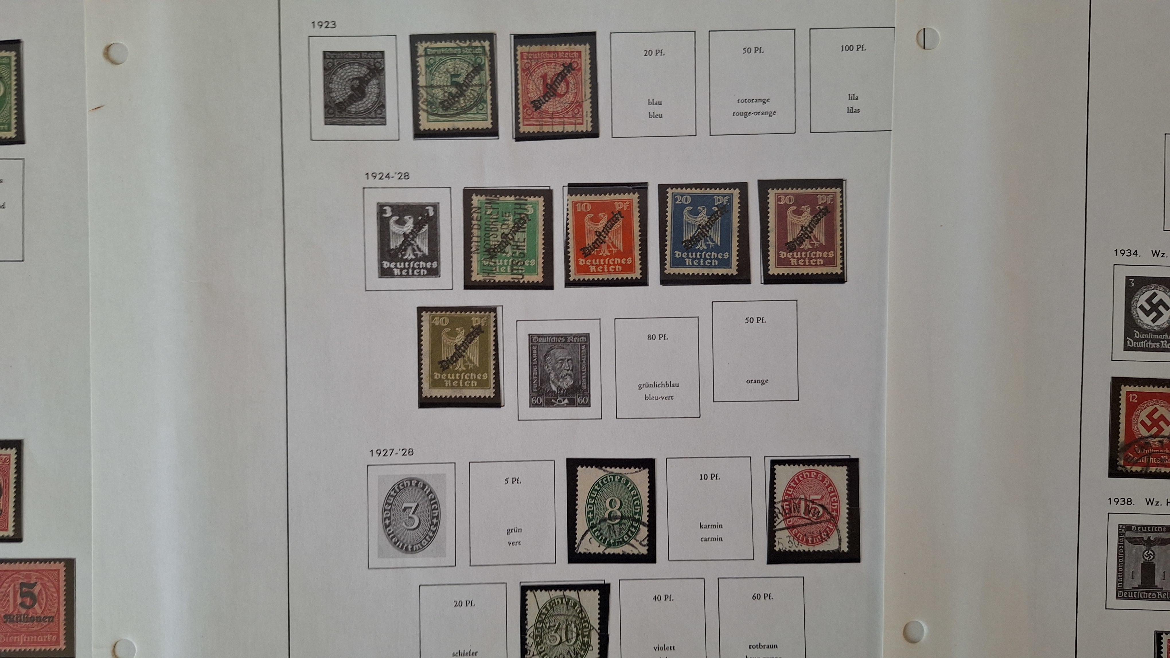 Duitse postzegels, Diverse historische postzegels op 6 albumbladen – foto 3 – kavel bij Goeiendeal