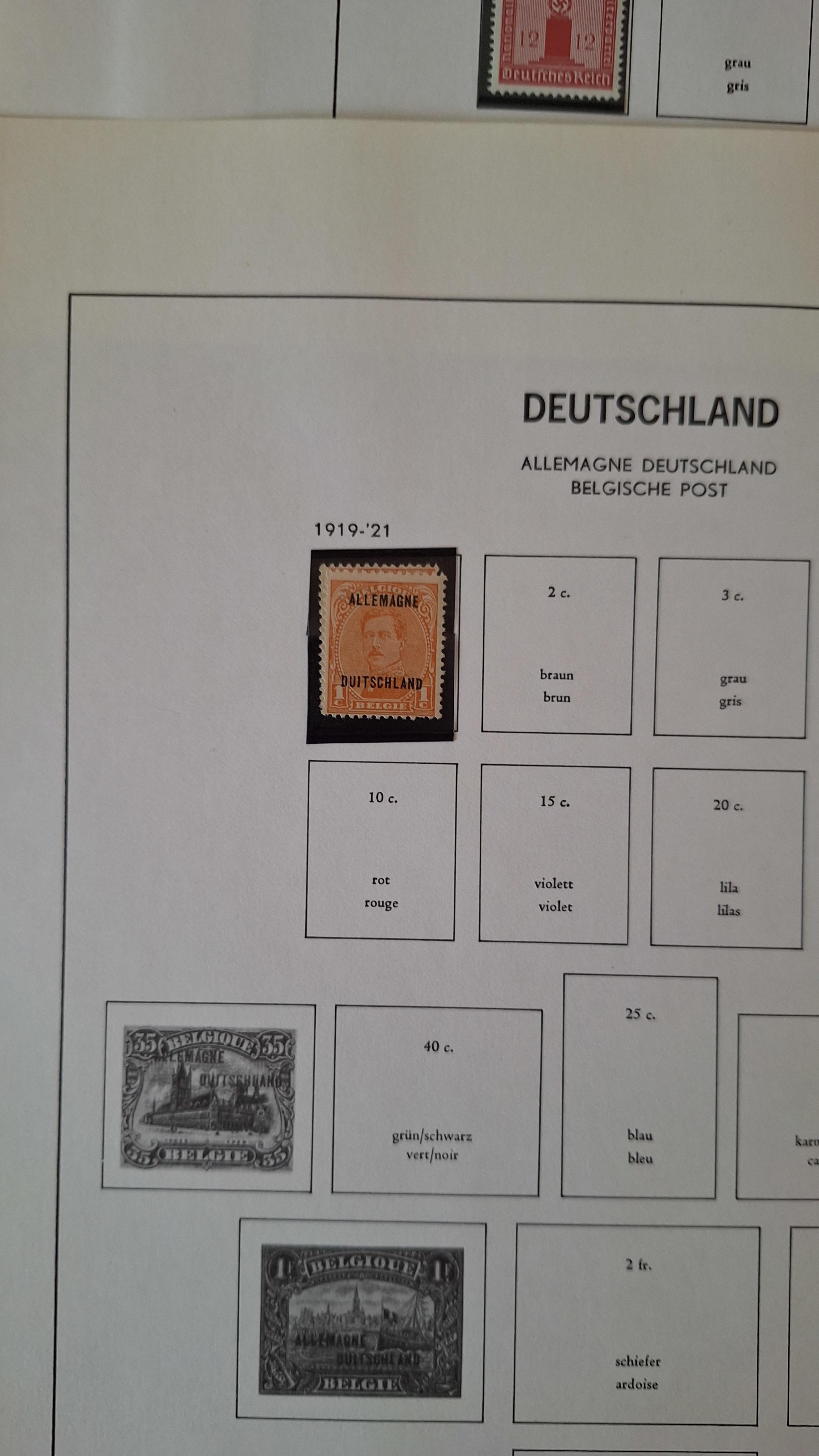 Duitse postzegels, Diverse historische postzegels op 6 albumbladen – foto 5 – kavel bij Goeiendeal