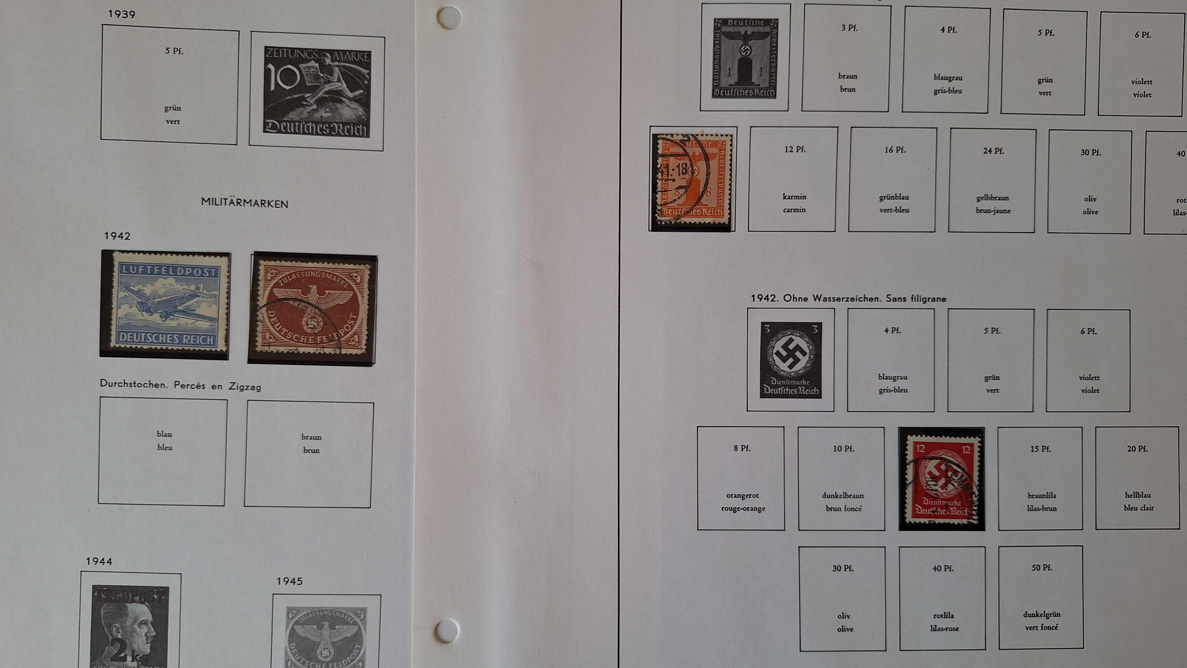 Duitse postzegels, Diverse historische postzegels op 6 albumbladen – foto 6 – kavel bij Goeiendeal