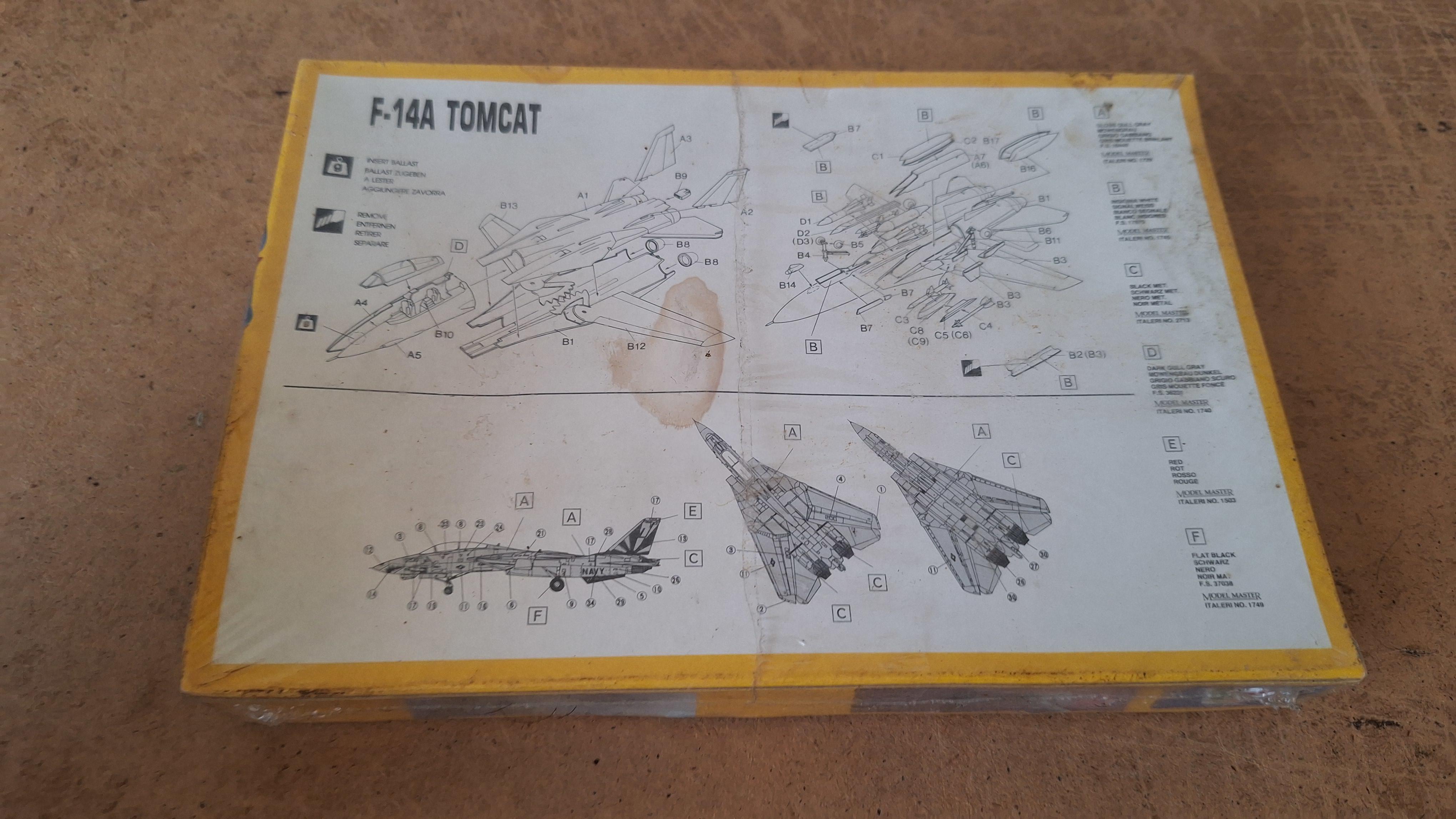 Italeri / Dragon, Modelbouwdoos F-14 A Tomcat – foto 4 – kavel bij Goeiendeal