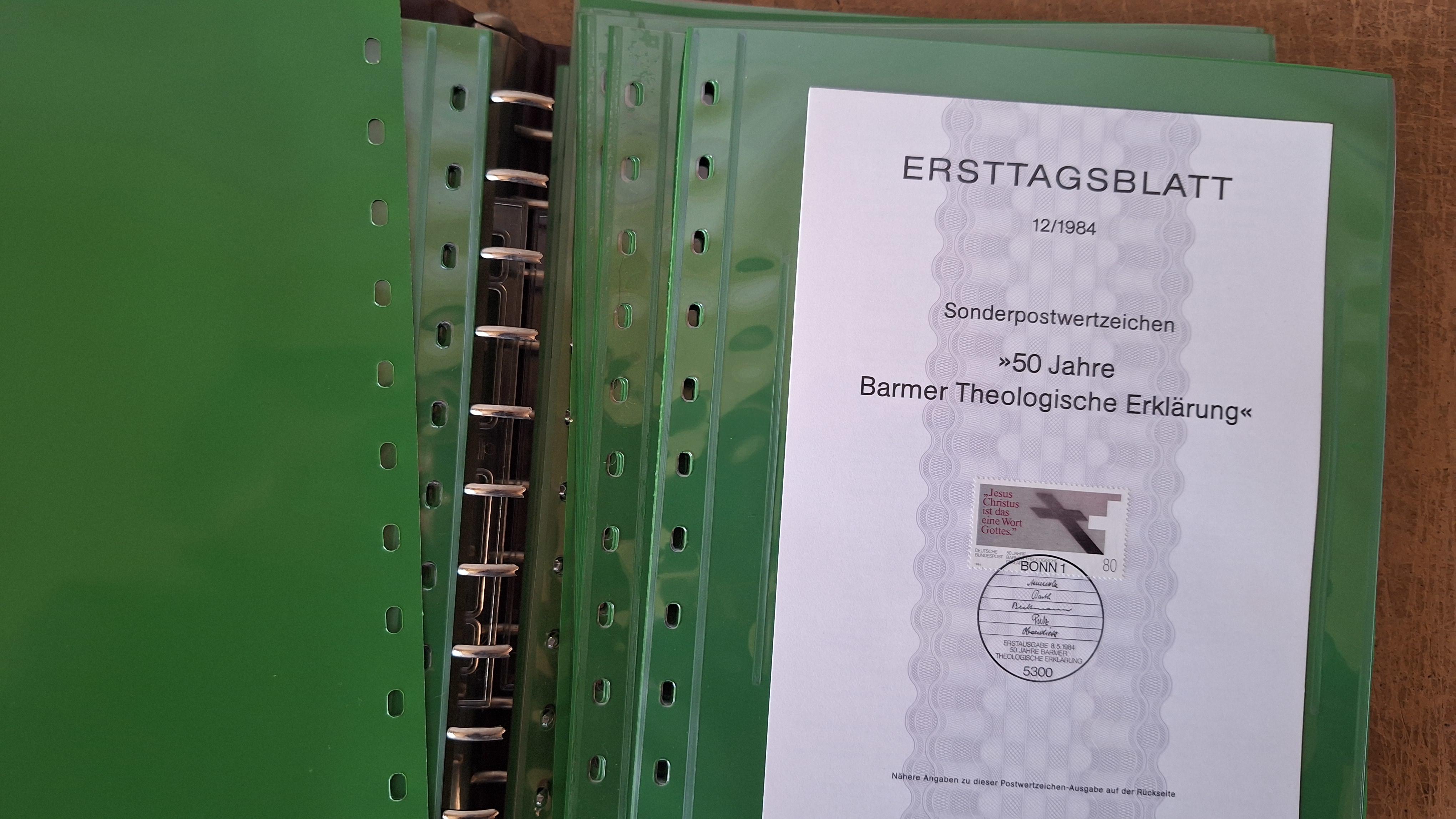Postzegelalbum, Ersttagsblatt Duitsland ringband met inhoud – foto 3 – kavel bij Goeiendeal