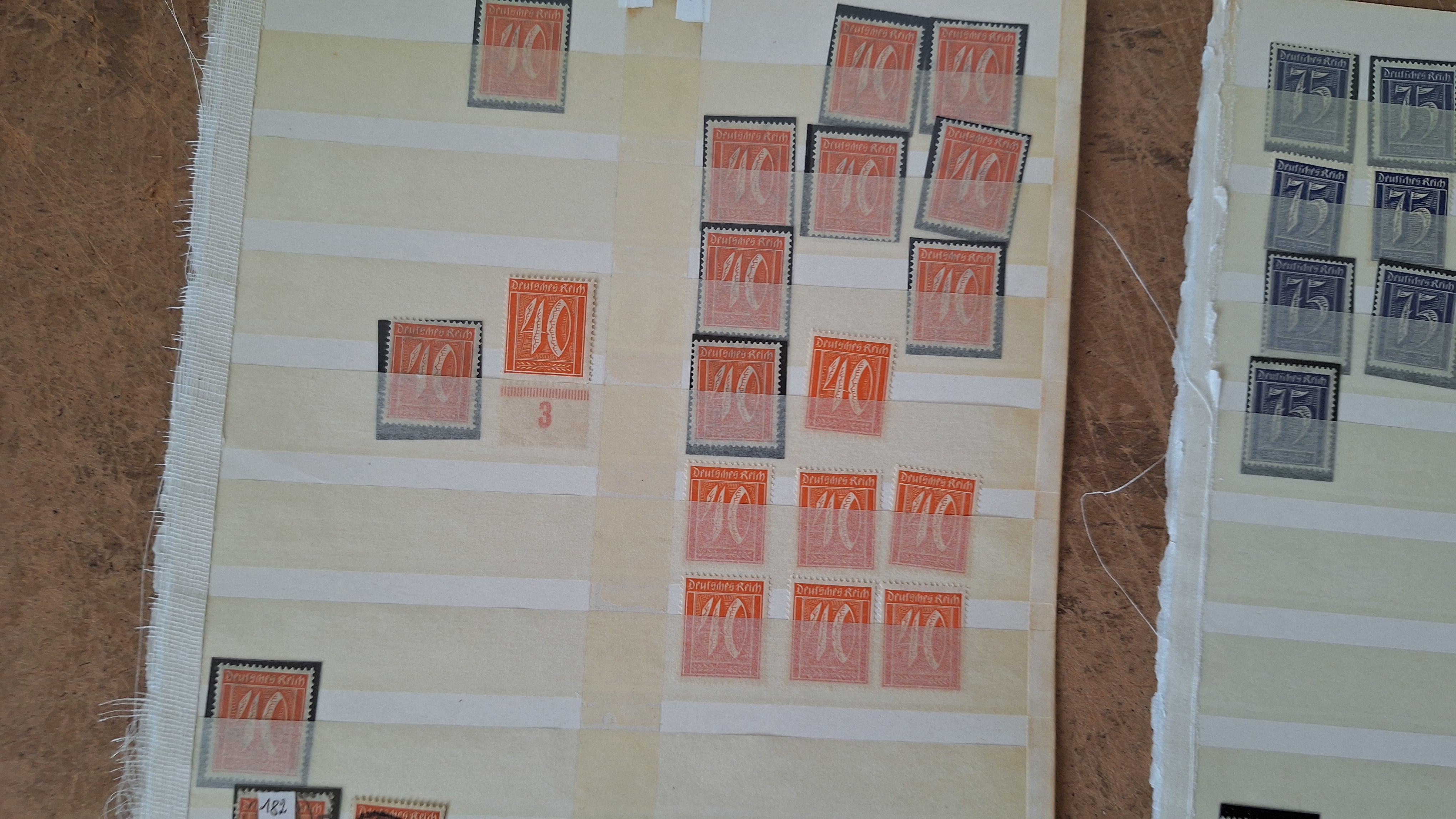 Duitse postzegels, Grote verzameling historische postzegels op 3 insteekbladen – foto 3 – kavel bij Goeiendeal
