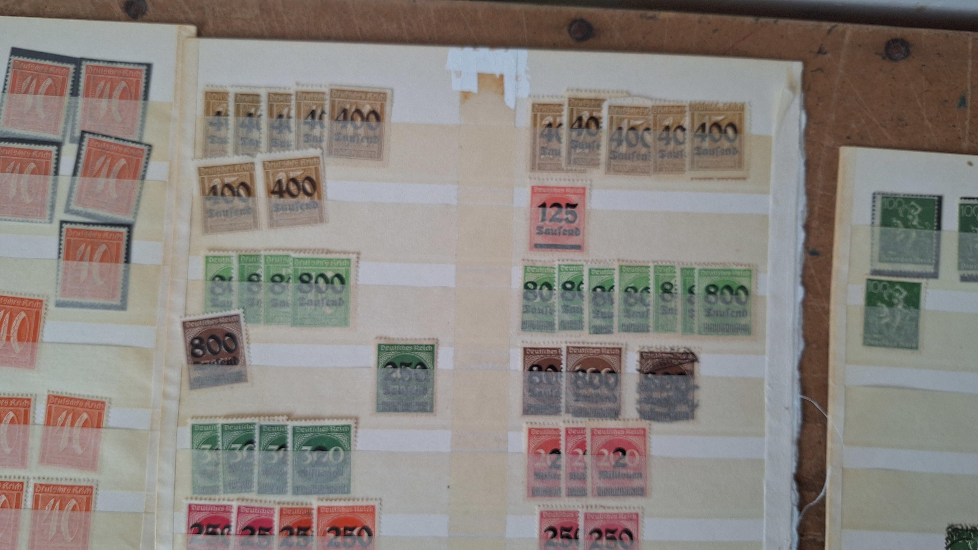 Duitse postzegels, Grote verzameling historische postzegels op 3 insteekbladen – foto 6 – kavel bij Goeiendeal