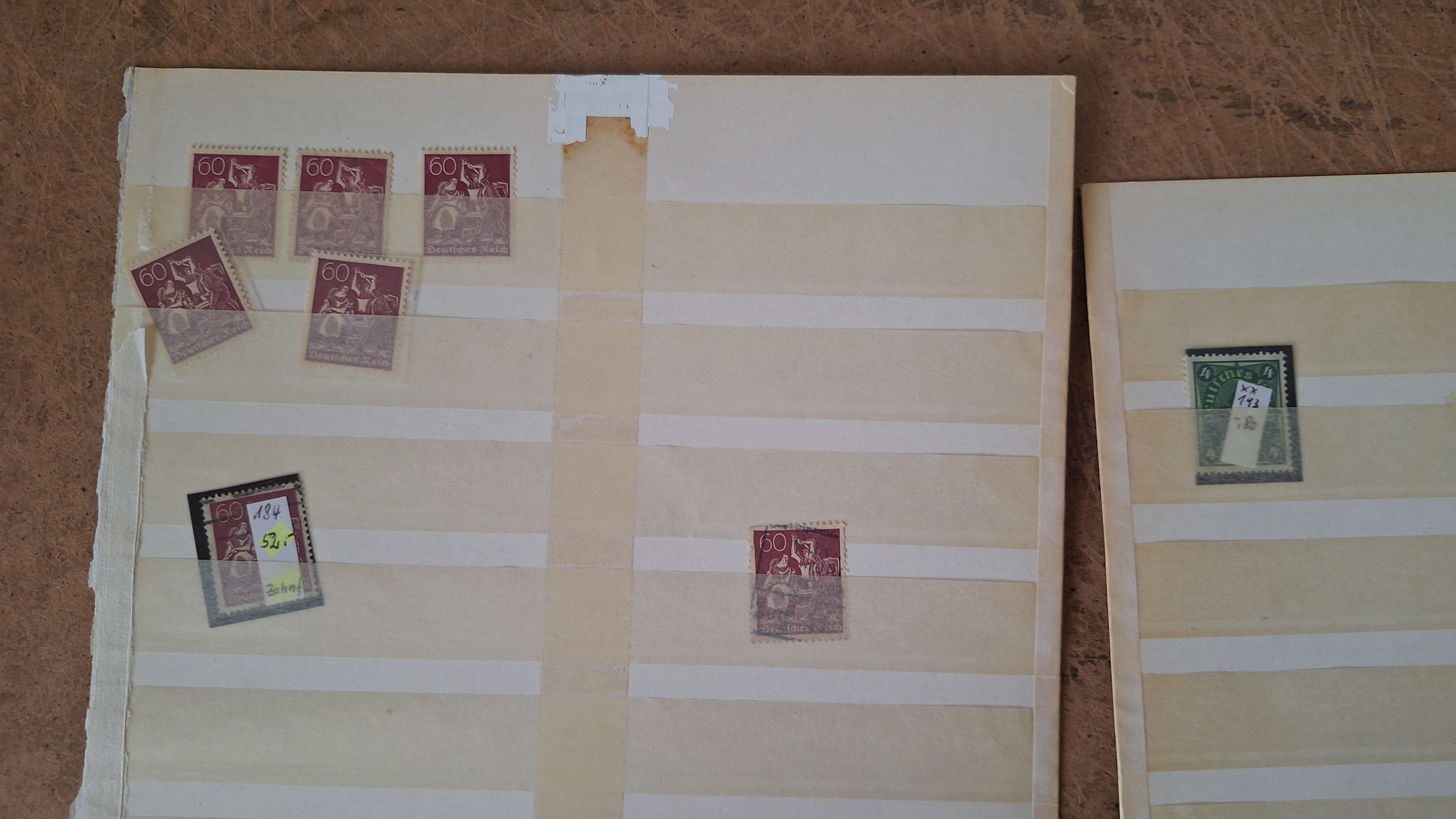 Duitse postzegels, Grote verzameling historische postzegels op 3 insteekbladen – foto 3 – kavel bij Goeiendeal