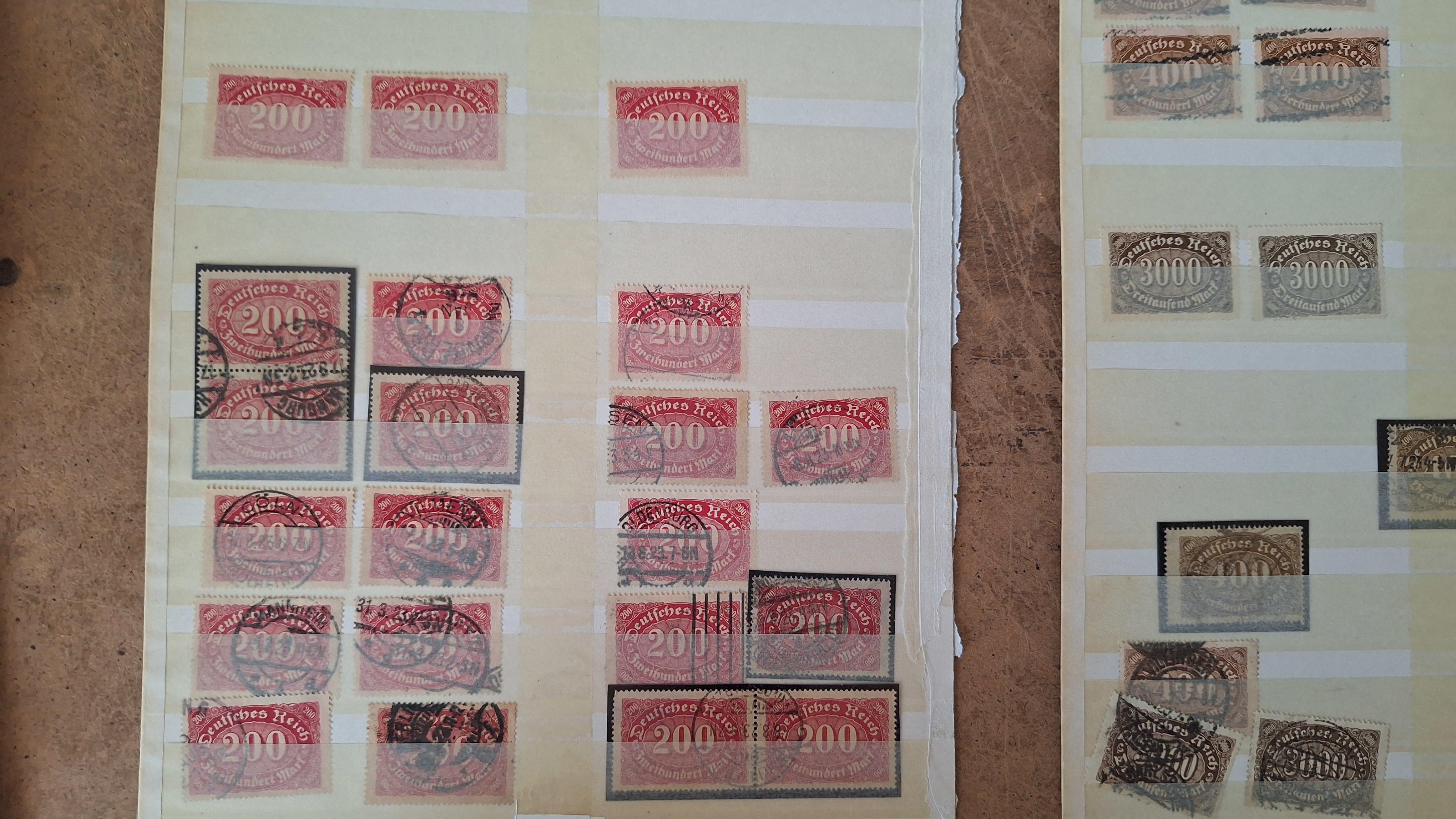 Duitse postzegels, Grote verzameling historische postzegels op 3 insteekbladen – foto 3 – kavel bij Goeiendeal